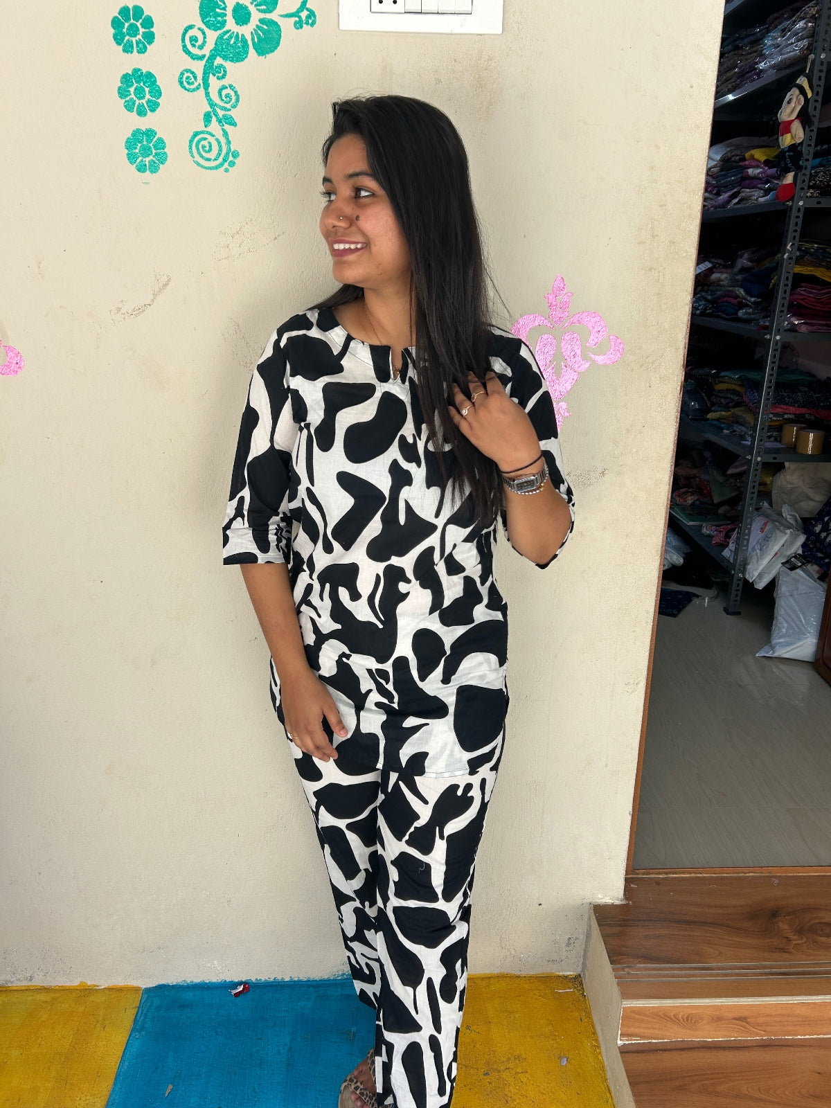 Cotton Co-ord Sets ( night suits ) NSC147