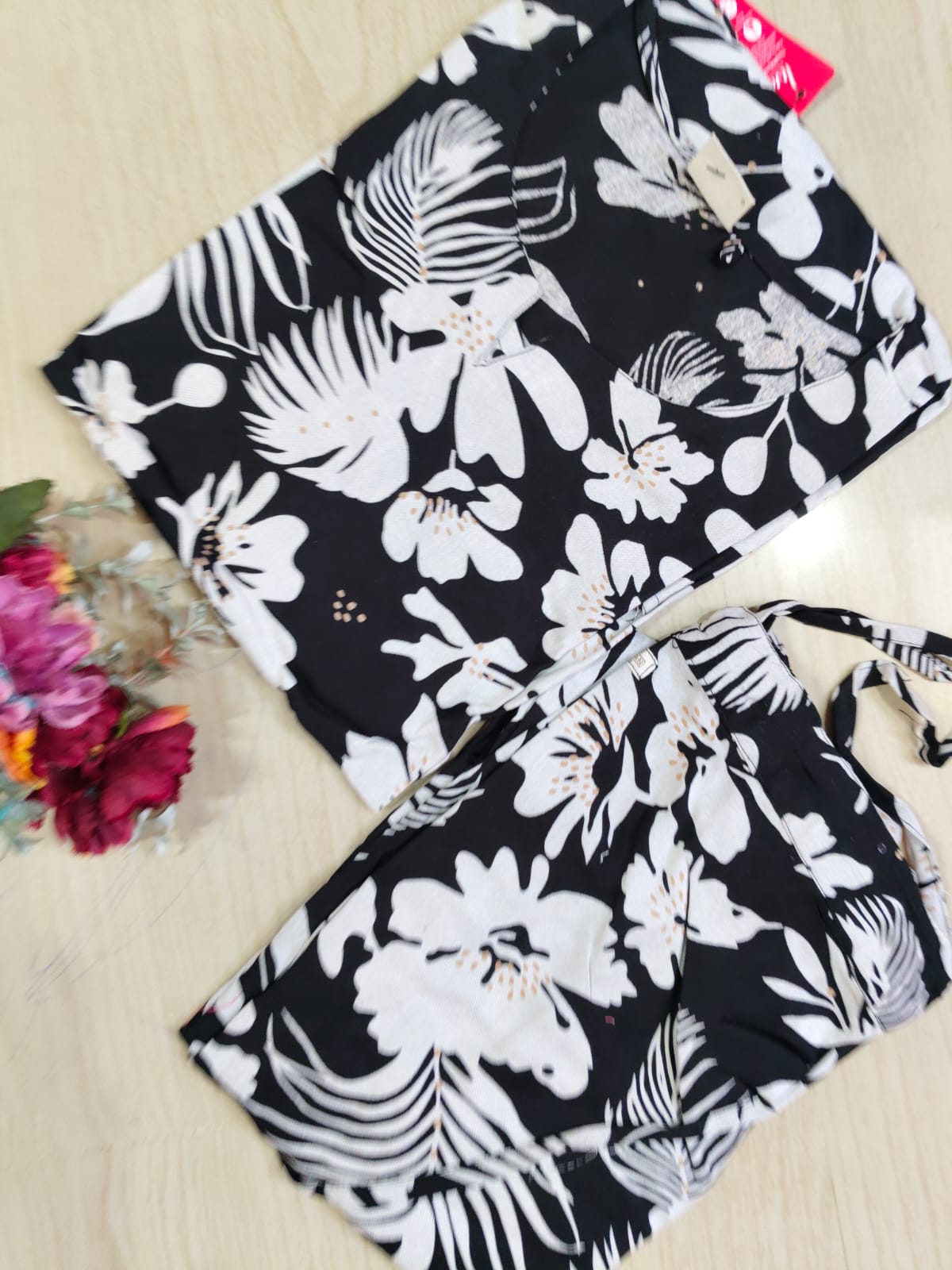 Cotton Co-ord Sets ( night suits ) NSC154