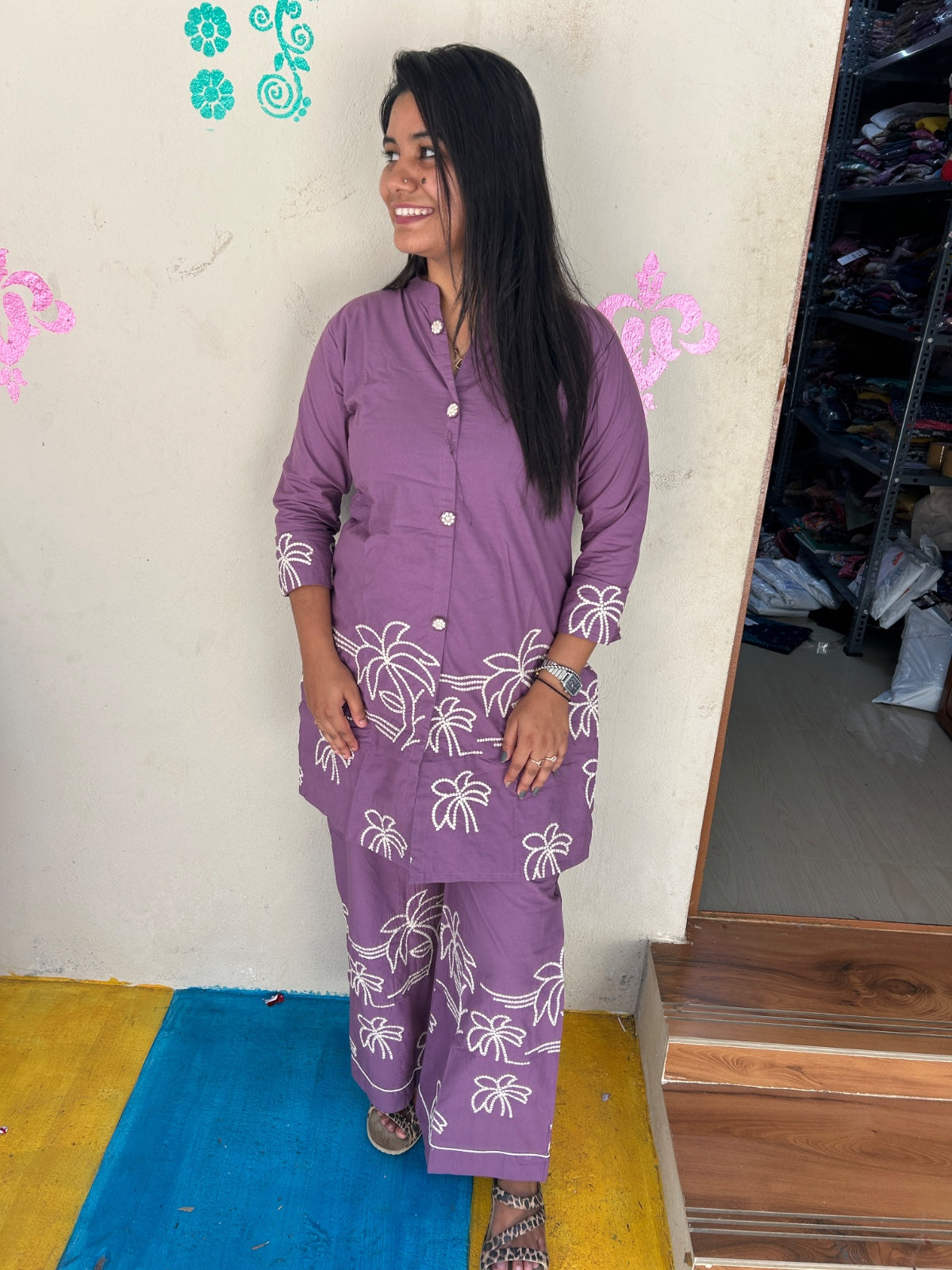 Cotton Co-ord Sets ( night suits ) NSC178