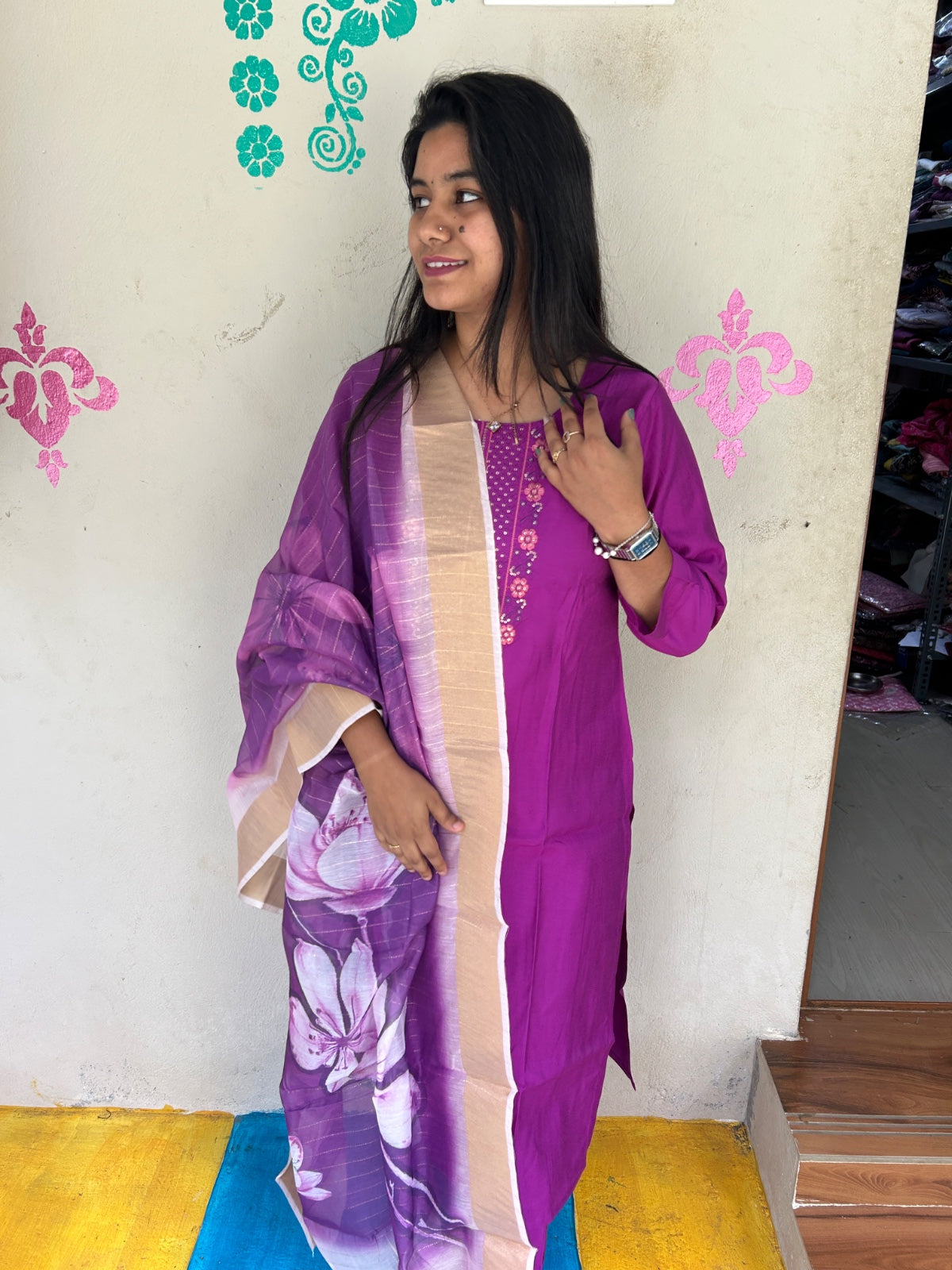 Perimum Vetican Silk Kurti - VSK48