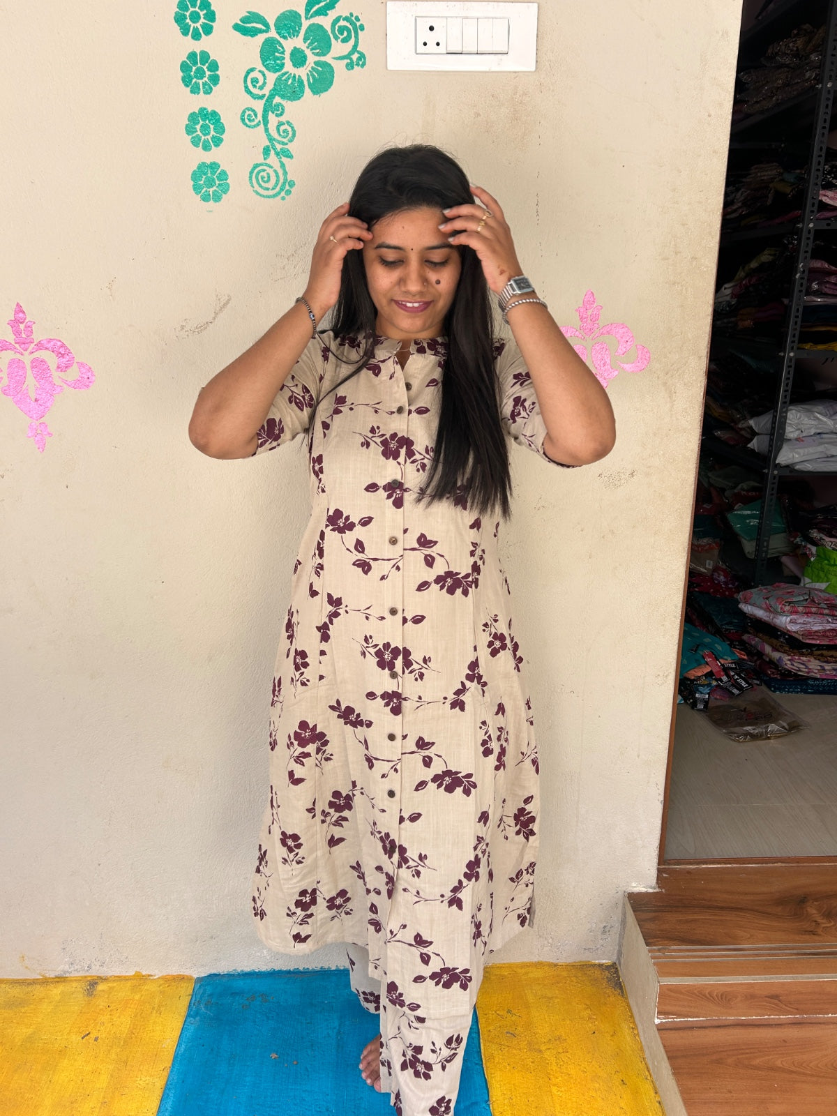 A-Line Cotton Kurti AL233