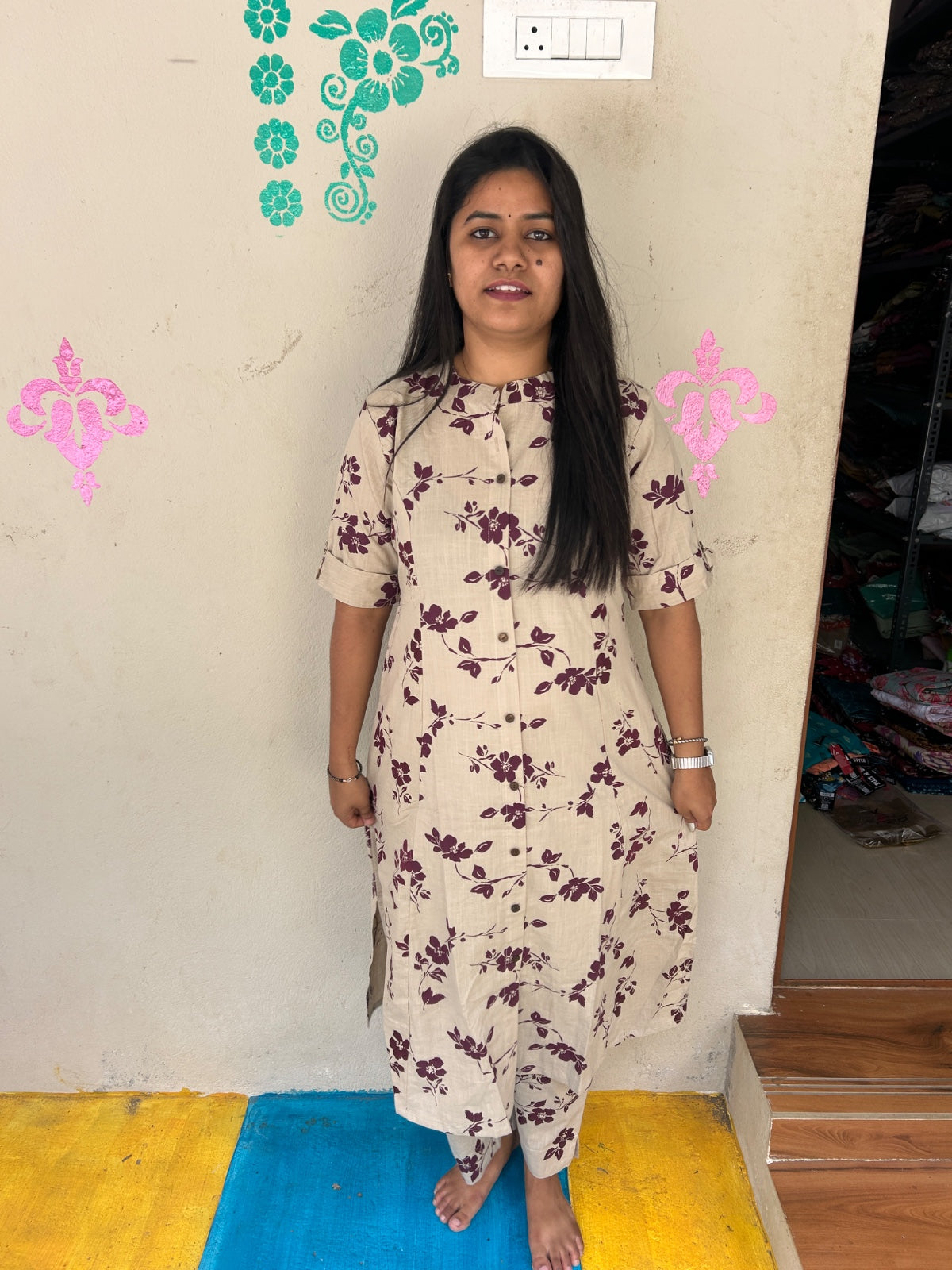 A-Line Cotton Kurti AL233