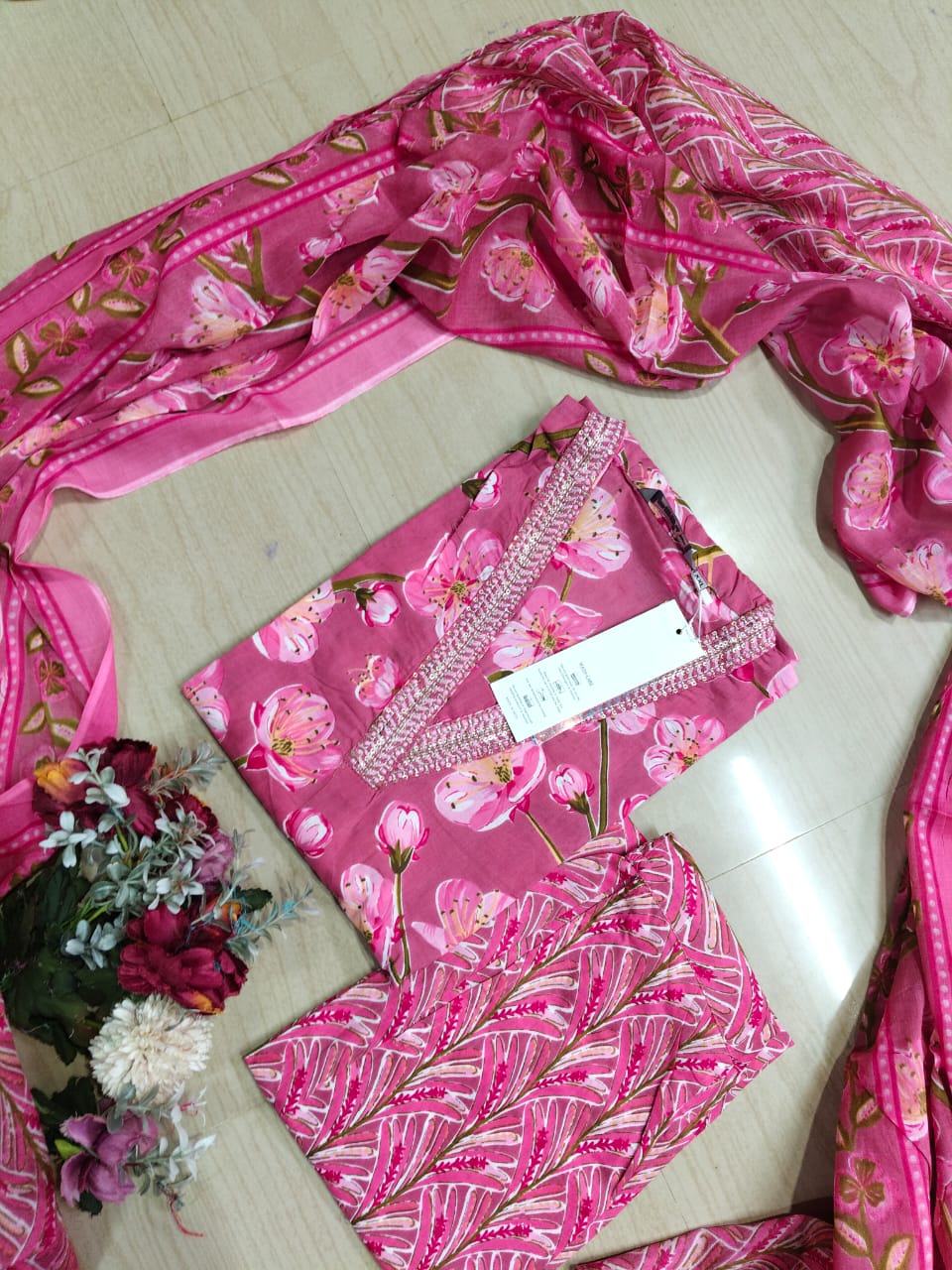Budgeted Cotton 3 Piece Set - BC58