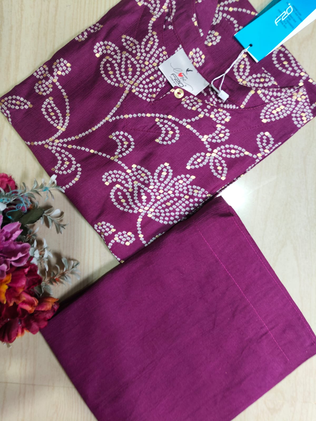 Vertican Silk Kurti - VS54