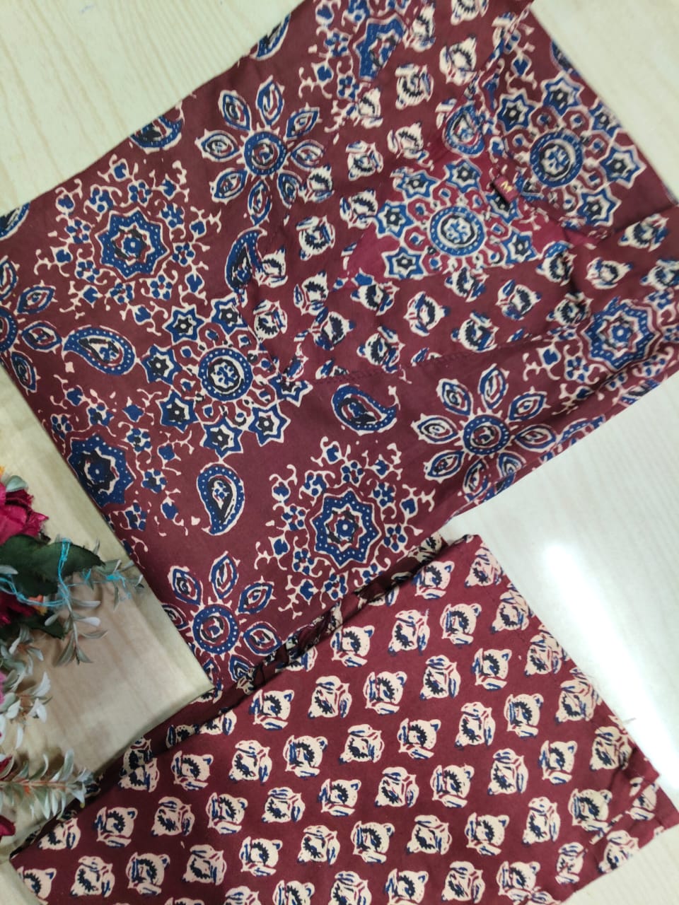 V neck Kurthi with Pant ALN37