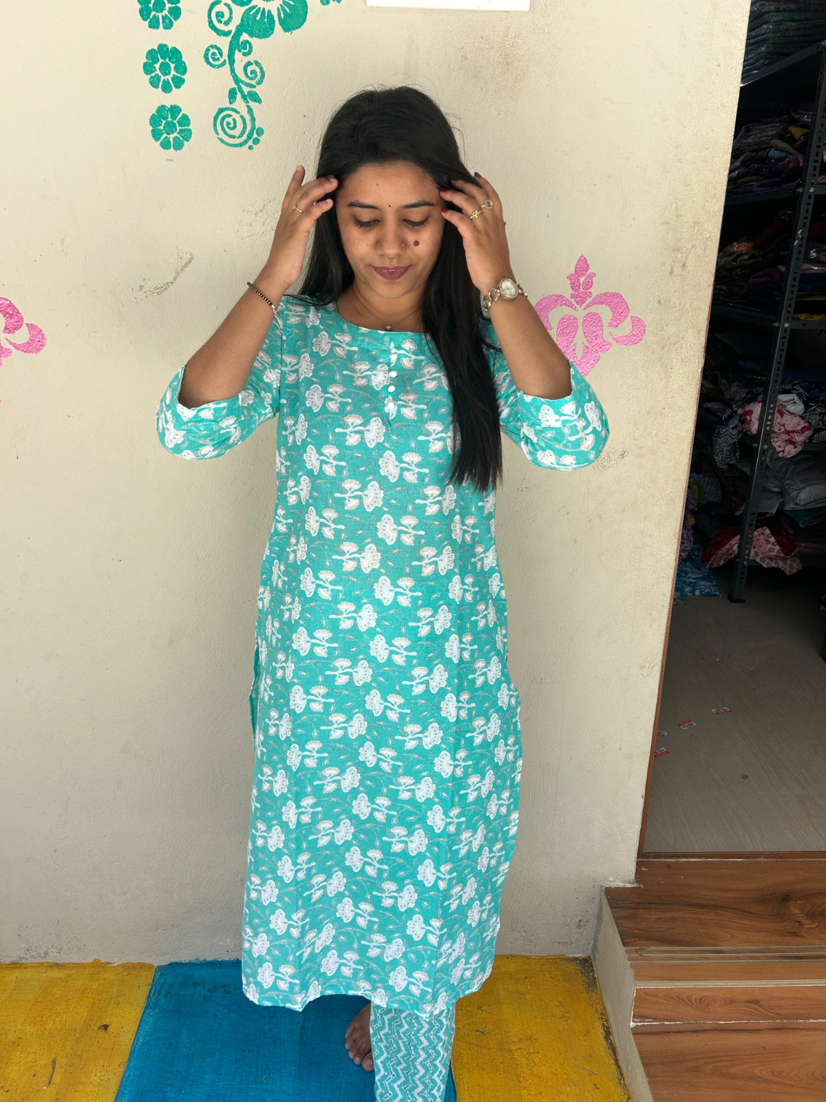 Cotton Capsule Kurti - PK109