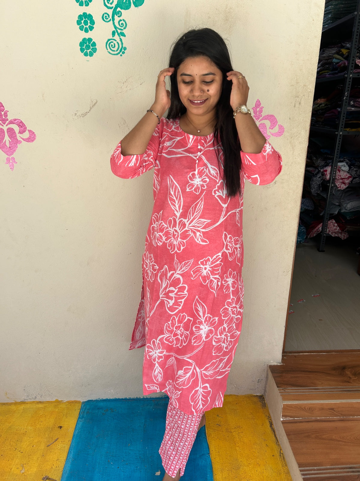 Cotton Capsule Kurti - PK108