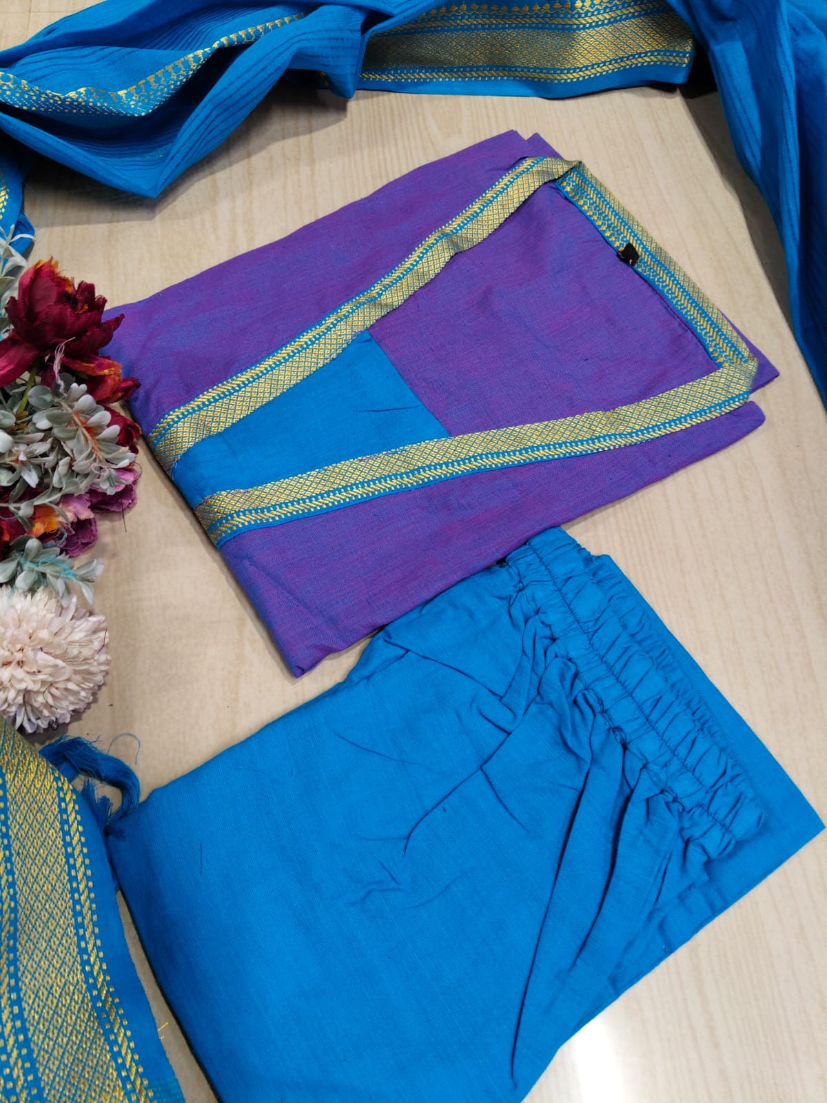 Petals Dupatta Sets - FDS75
