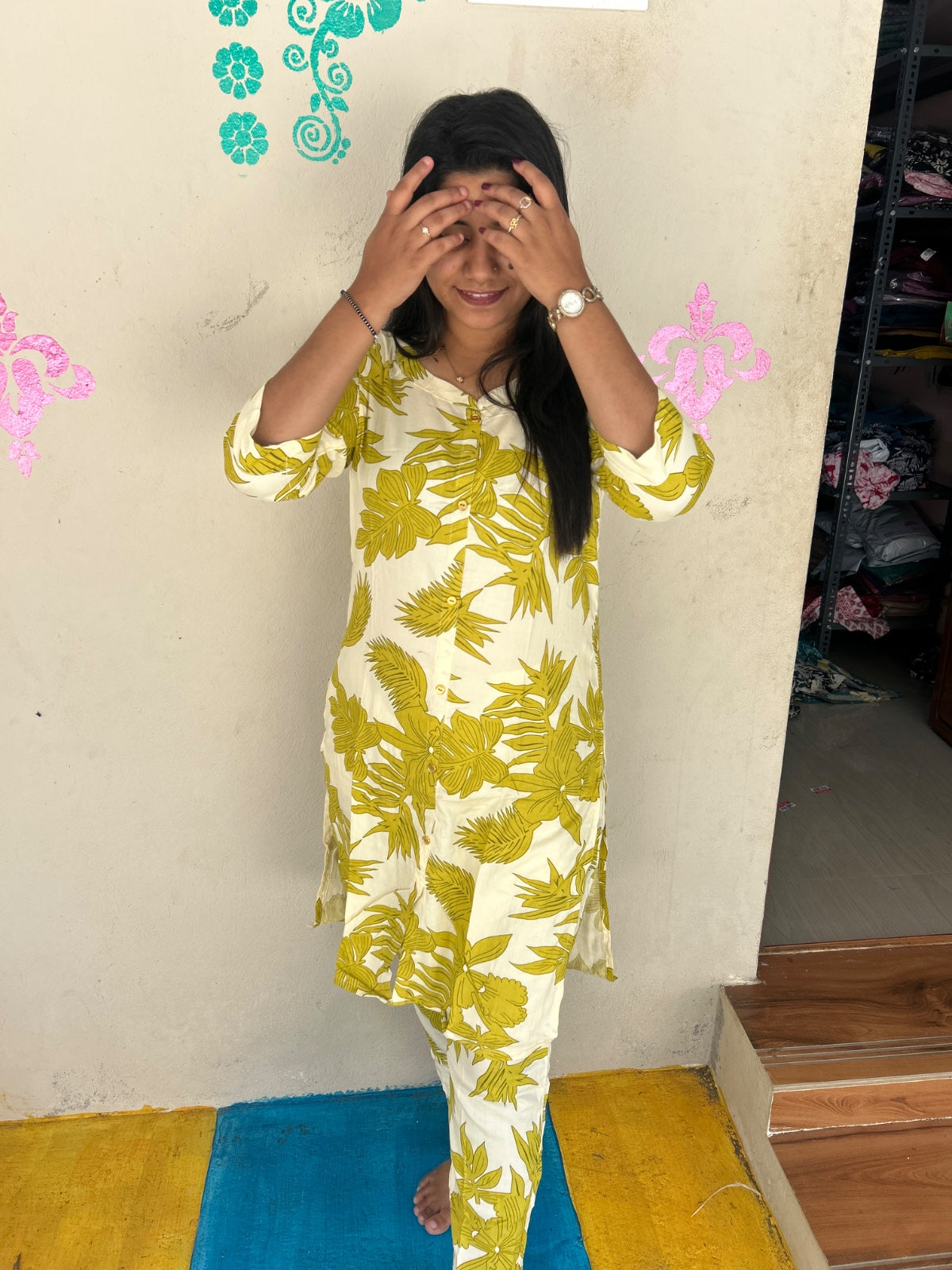 Cotton Capsule Kurti - PK136