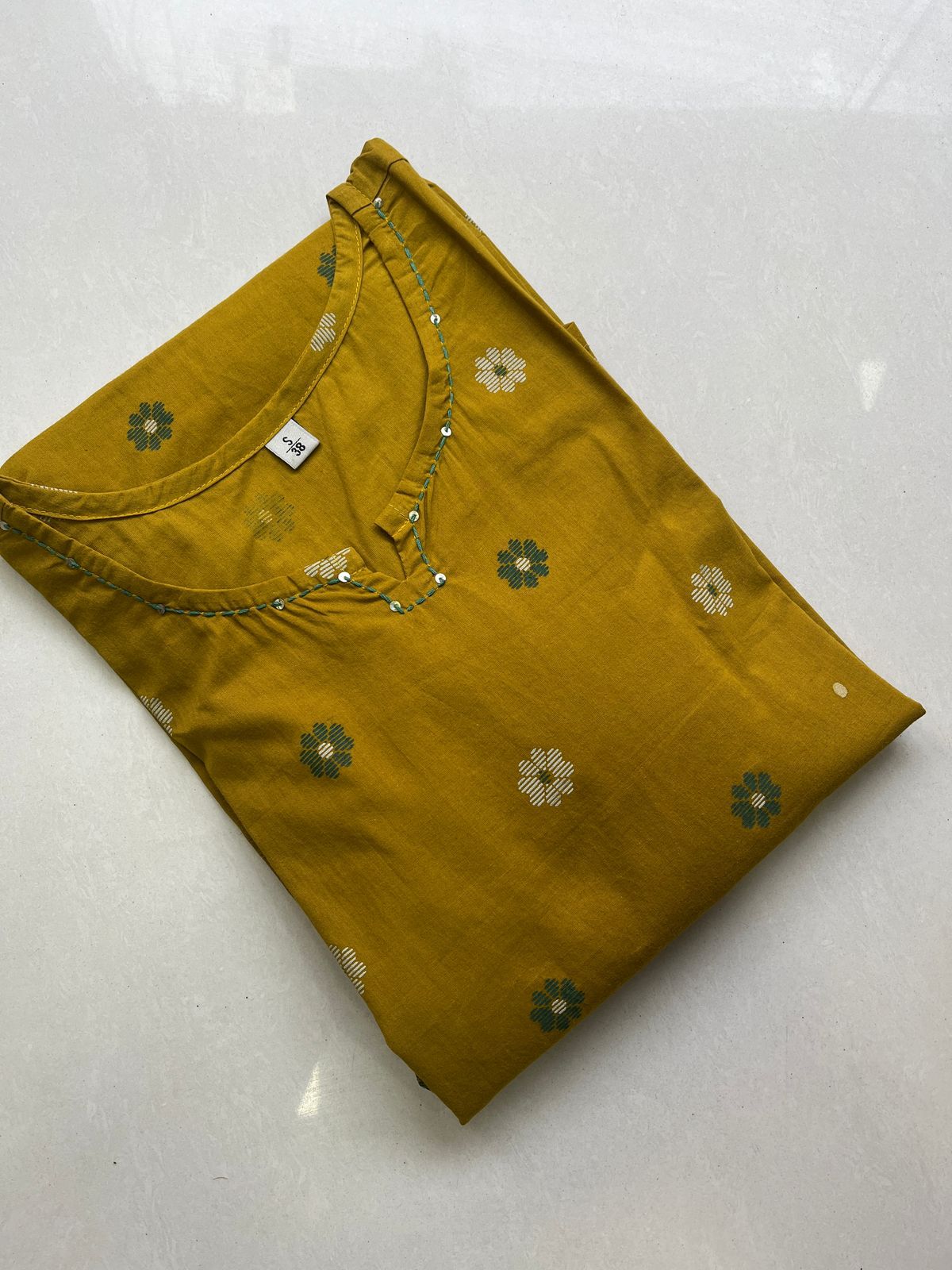 Cotton A Line Kurti - CAF28