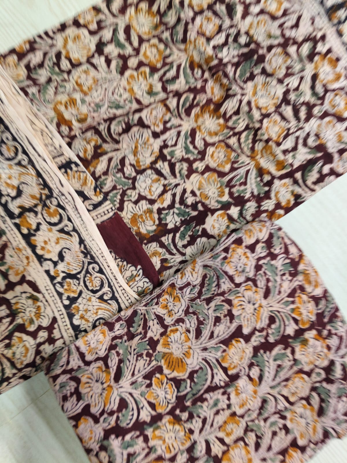 Kalamkari Phant and Dupatta KPD06