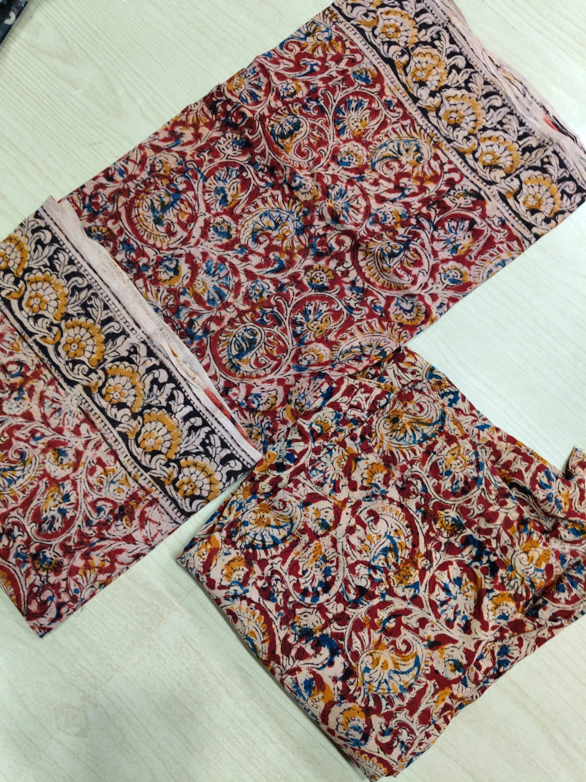 Kalamkari Phant and Dupatta KPD08