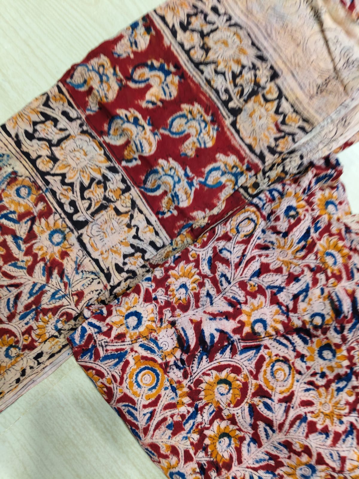 Kalamkari Phant and Dupatta KPD09