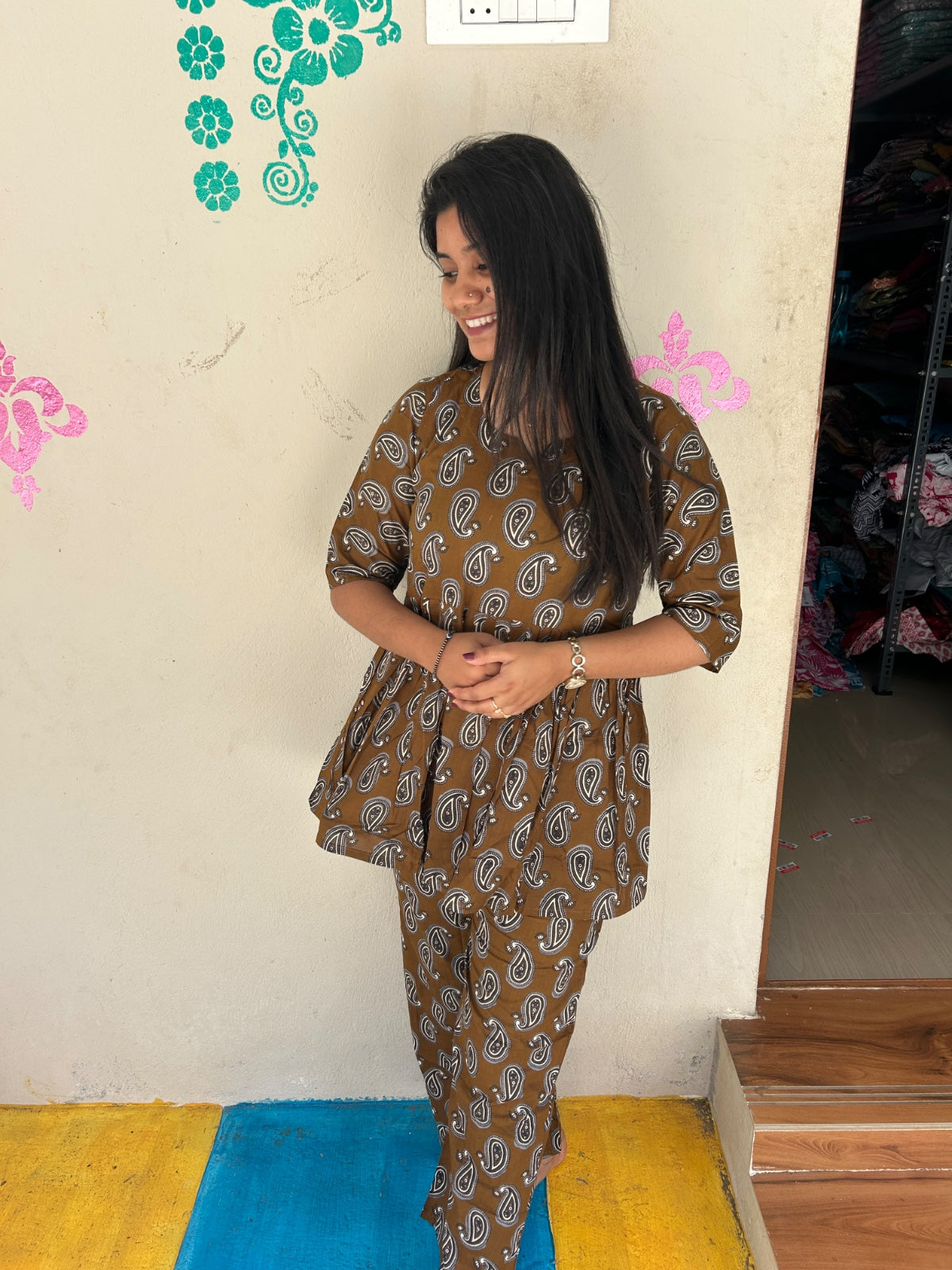 Cotton Co-ord Sets ( night suits ) NSC180