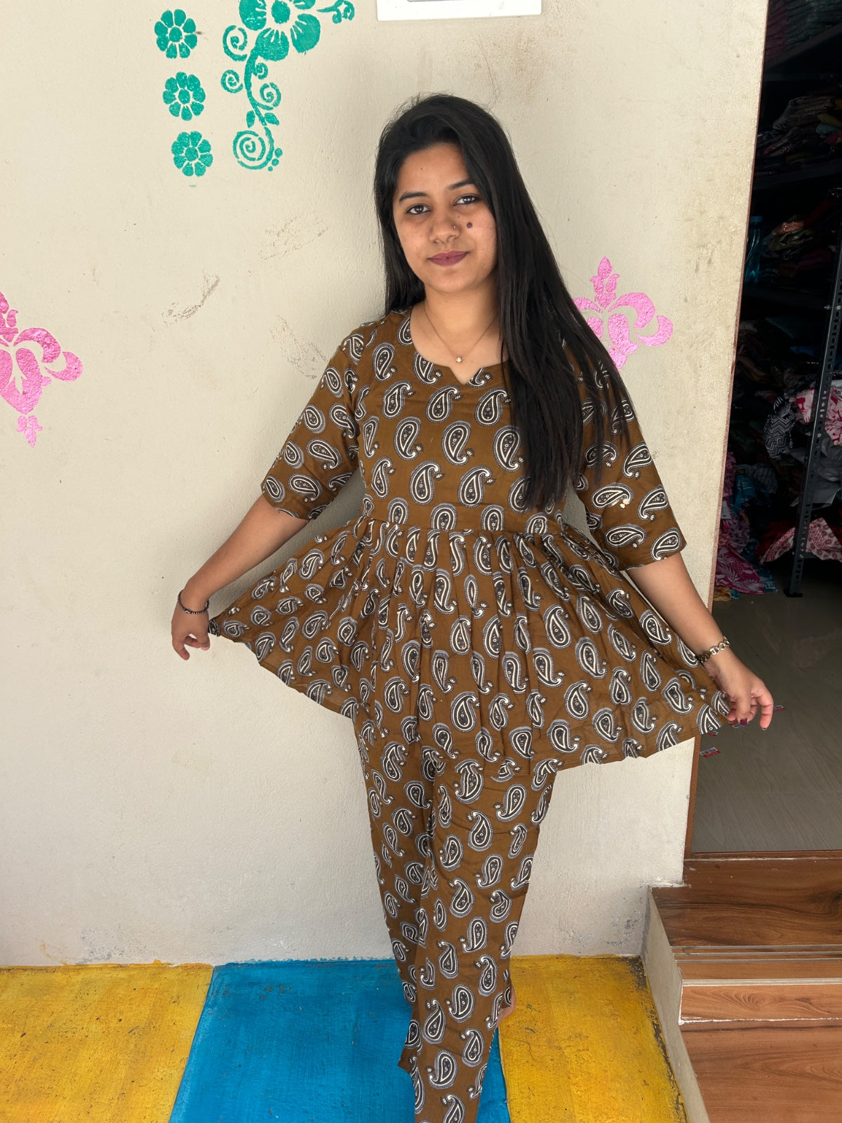 Cotton Co-ord Sets ( night suits ) NSC180