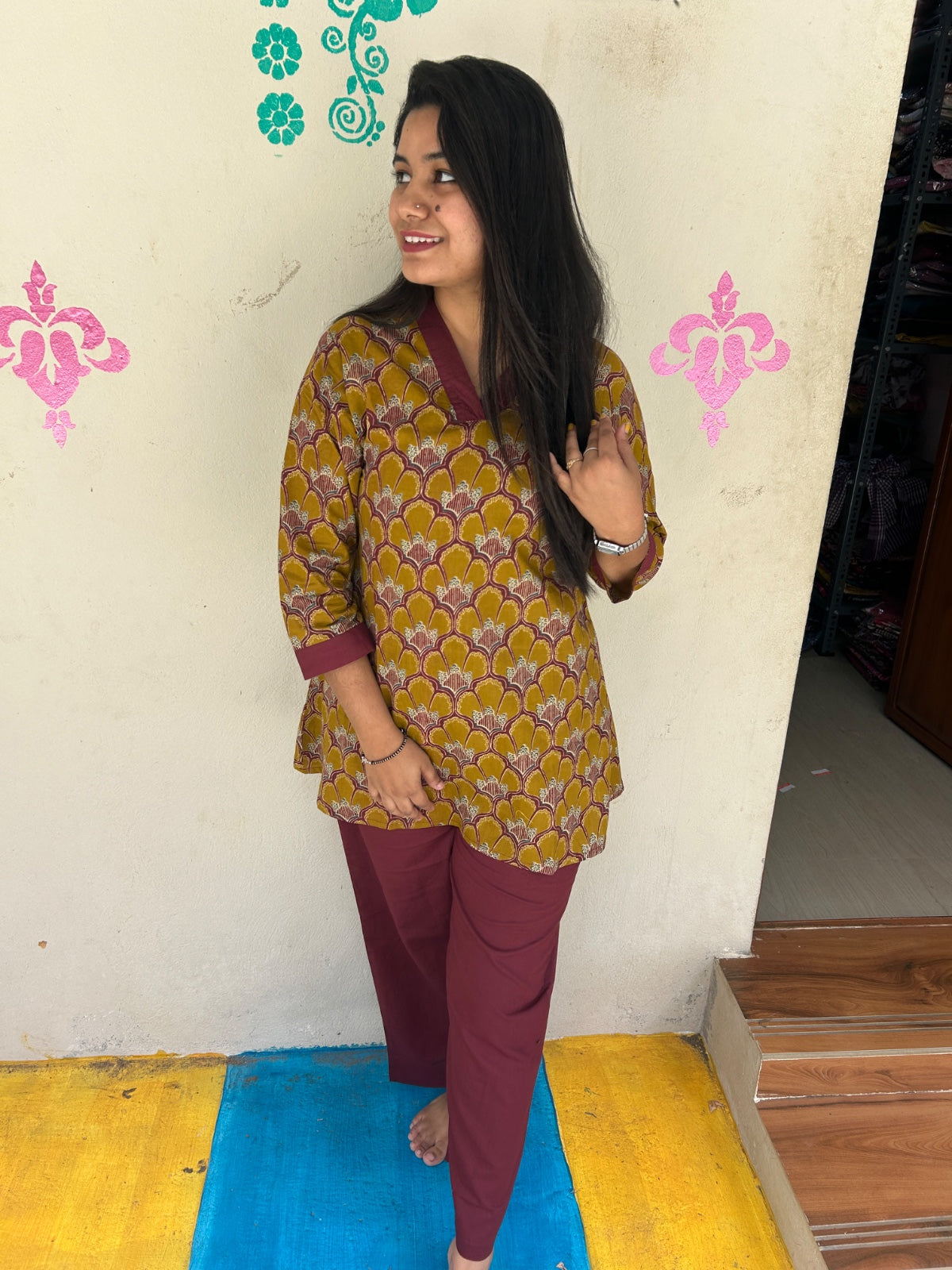 Cotton Co-ord Sets ( night suits ) NSC186
