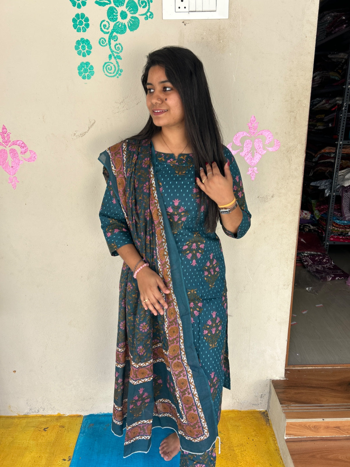 Petals Dupatta Sets - FDS115