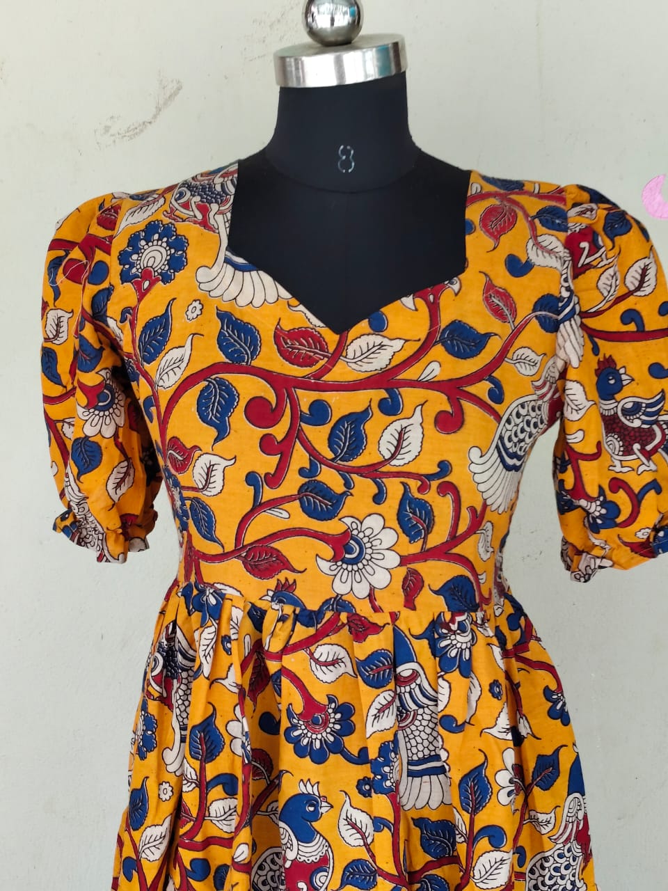 Kalamkari Anarkali Frock KAF35