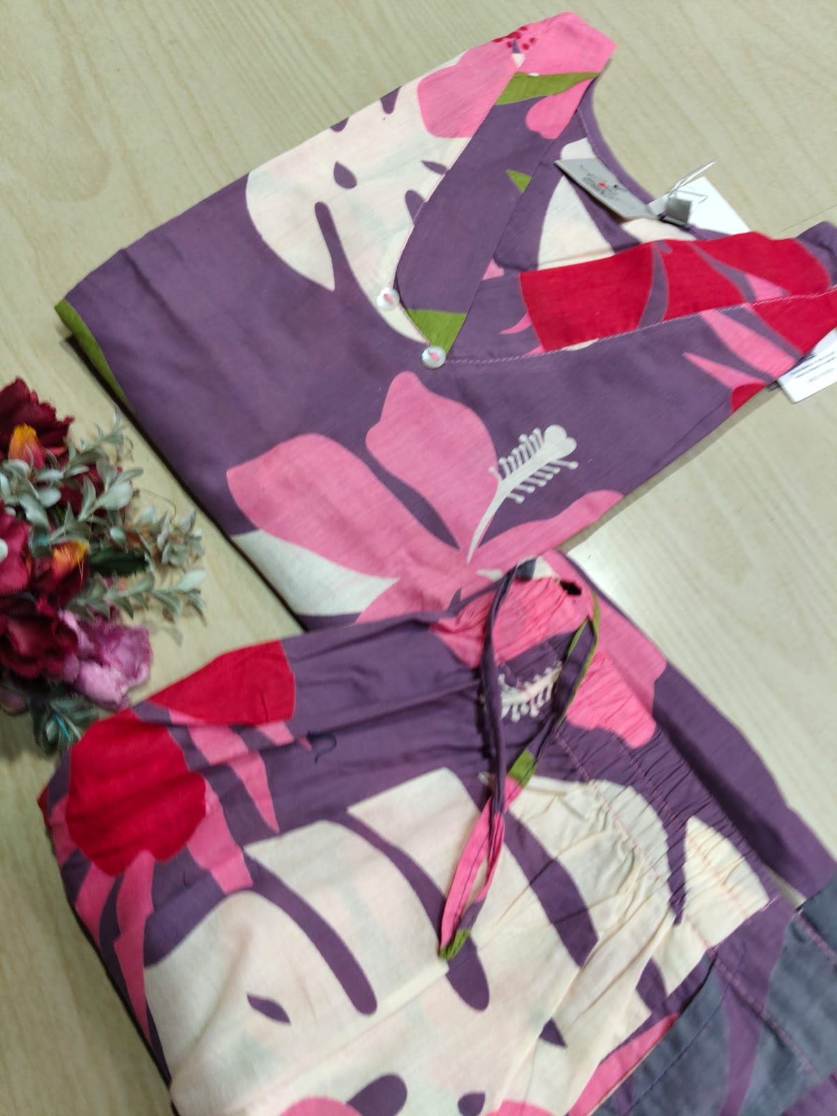 Cotton Co-ord Sets ( night suits ) NSC193