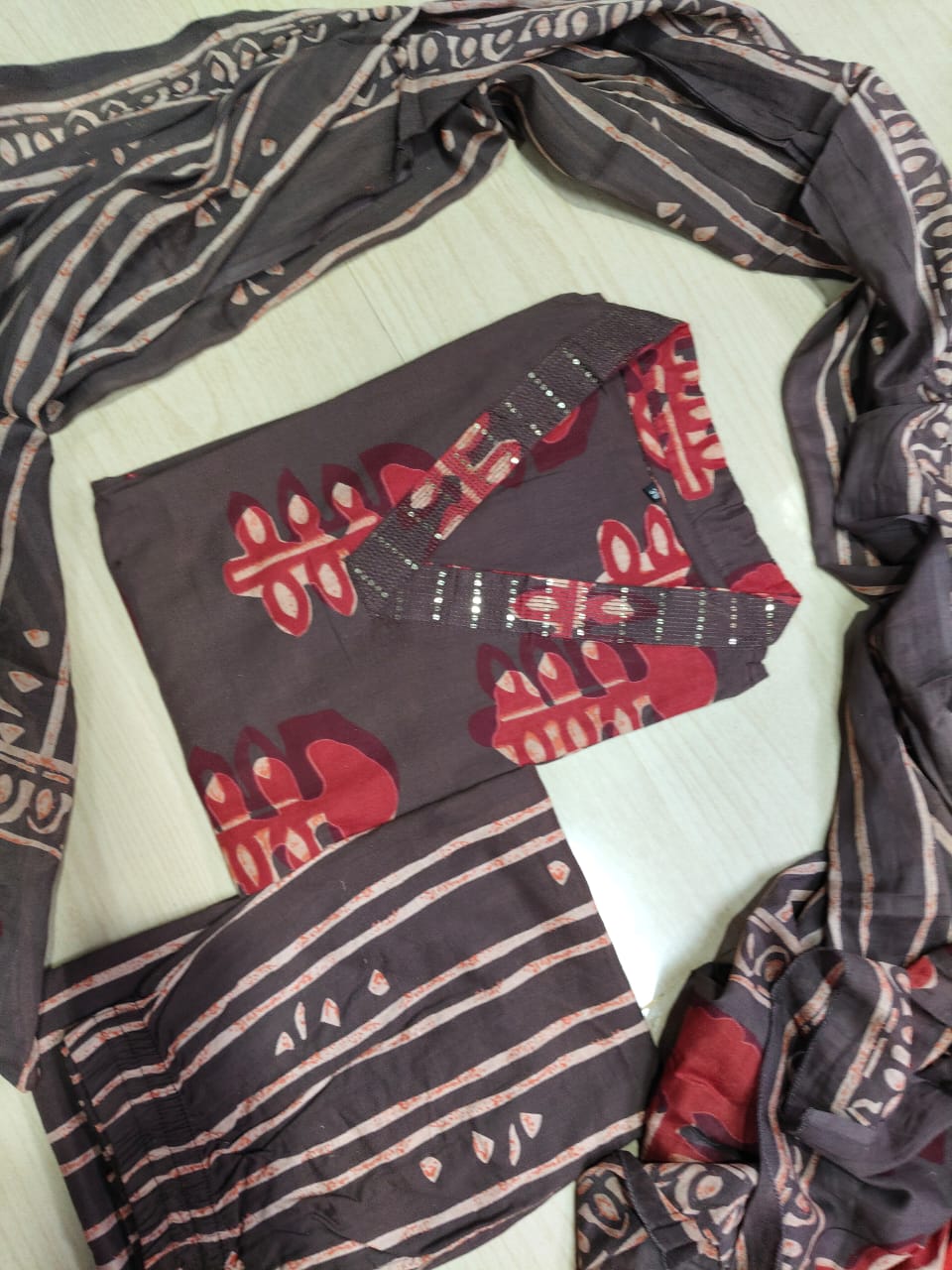 Budgeted Cotton 3 Piece Set - BC77