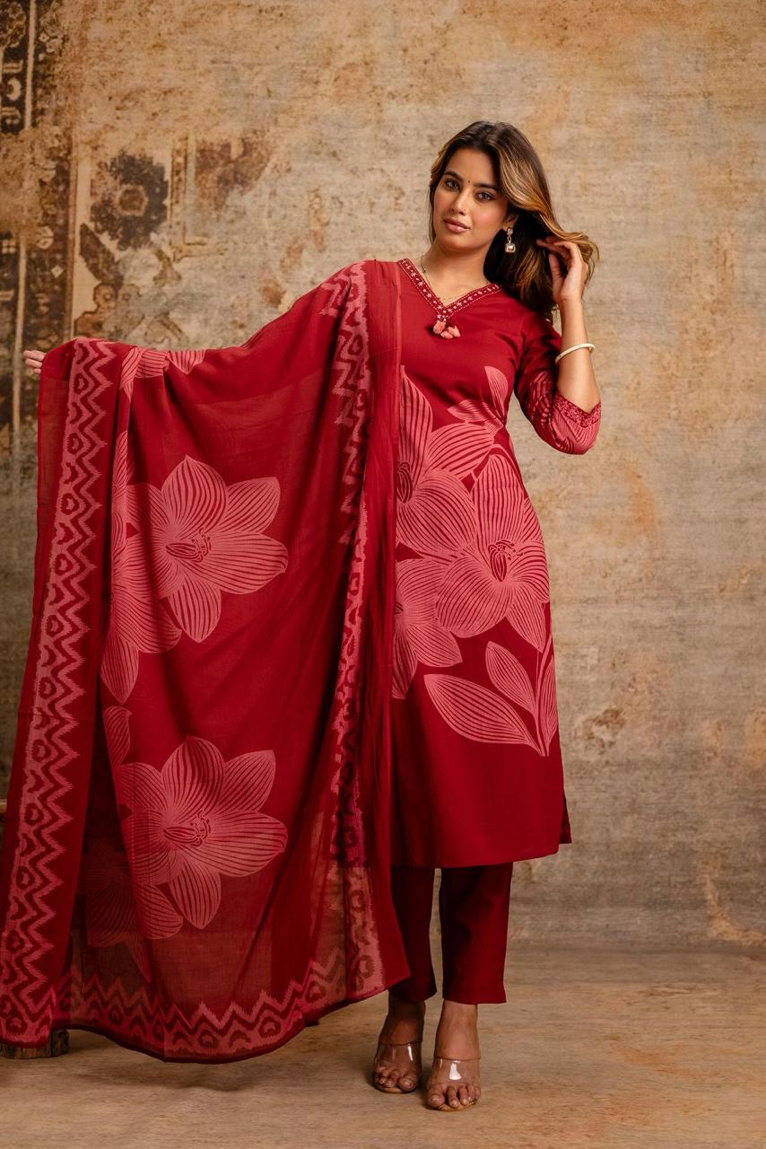 Budgeted Cotton 3 Piece Set - BC82