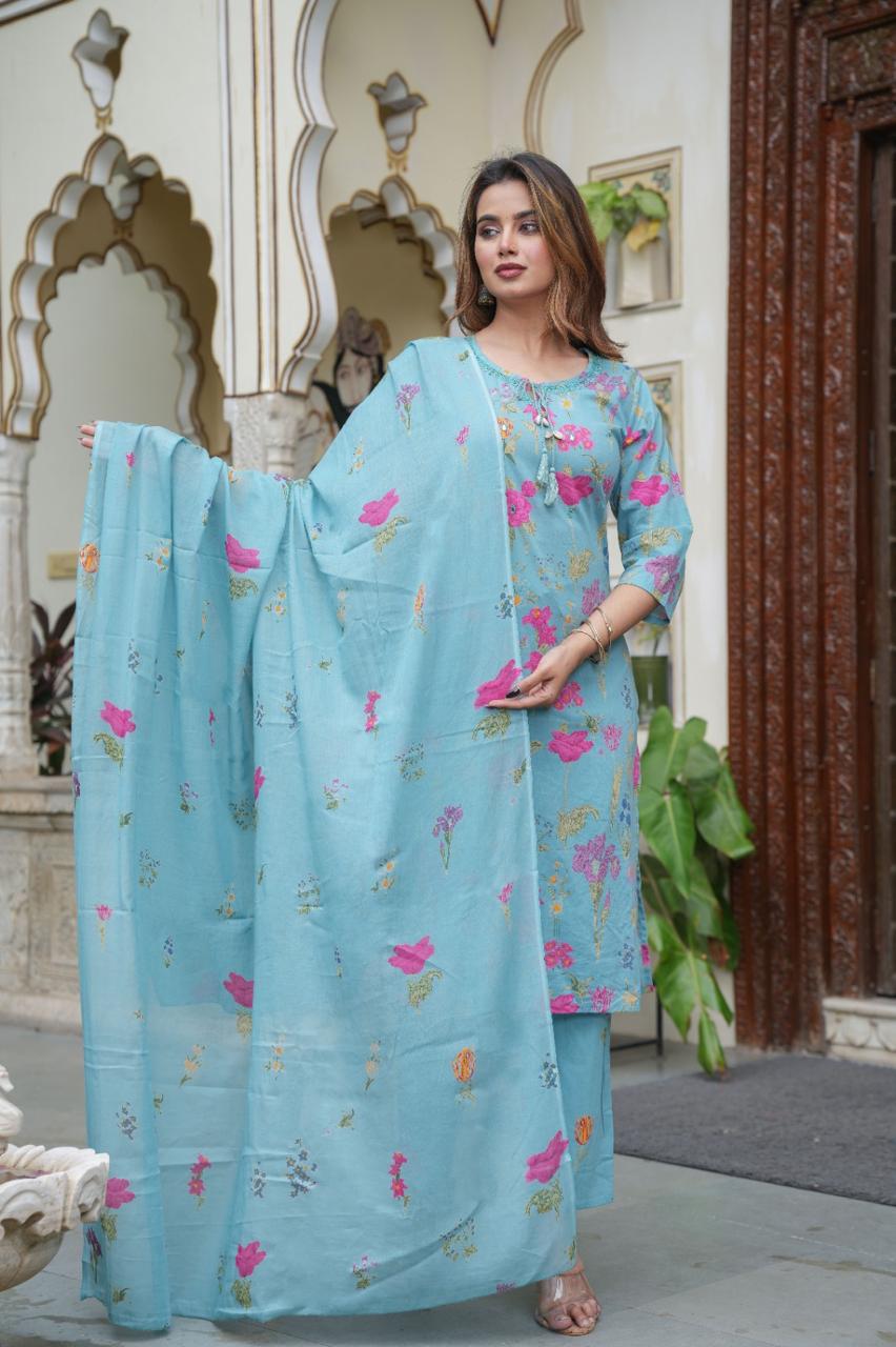 Budgeted Cotton 3 Piece Set - BC84