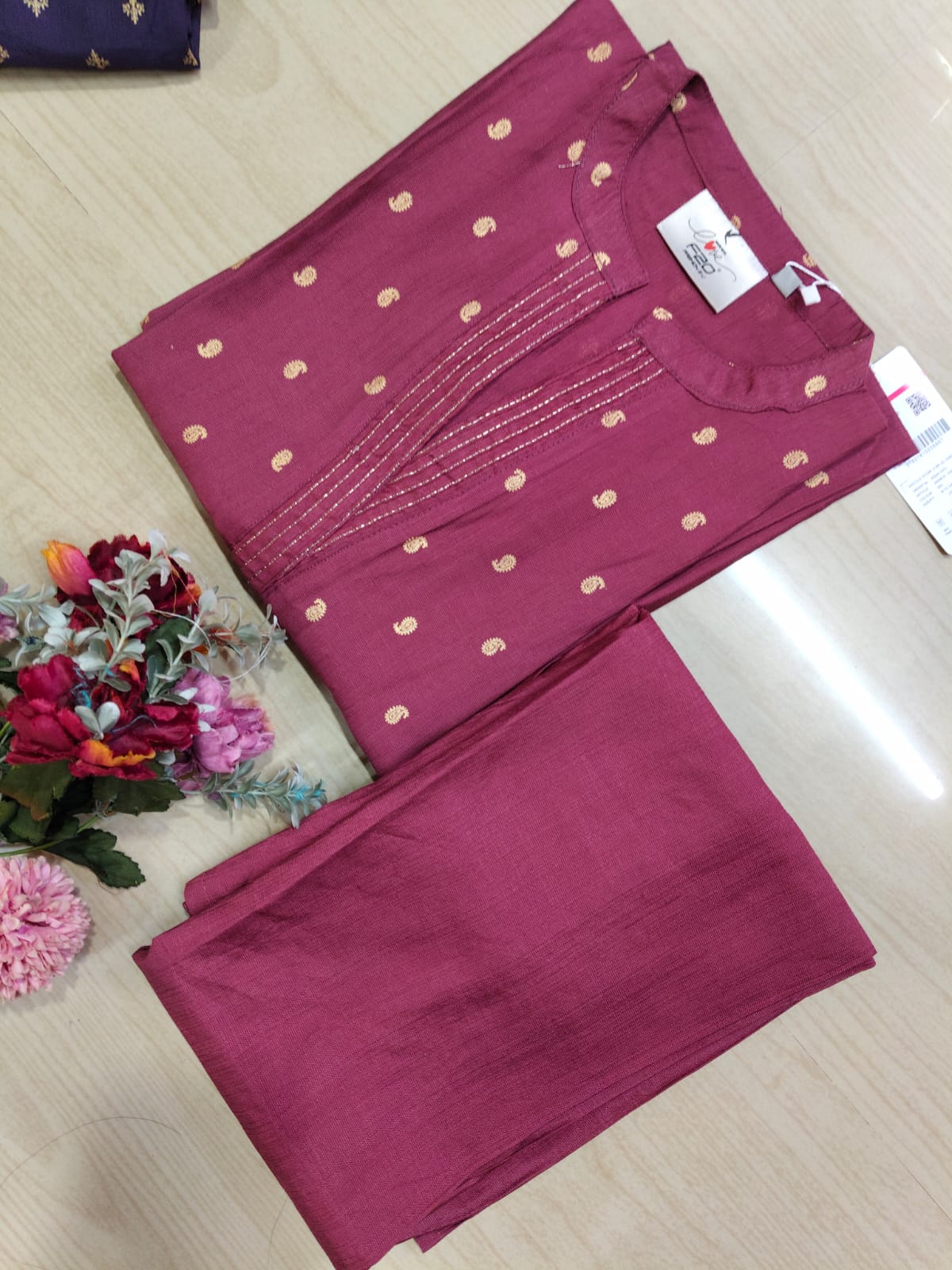 Vertican Silk Kurti - VS65