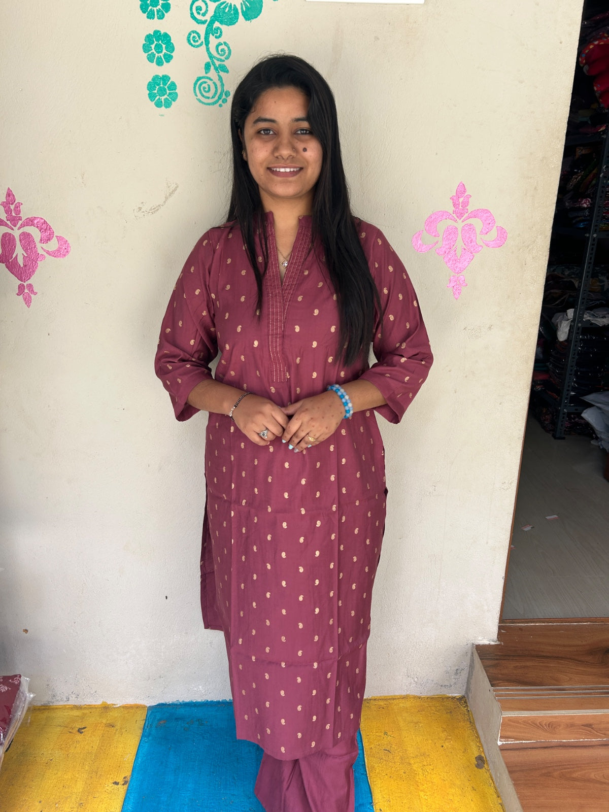 Vertican Silk Kurti - VS65