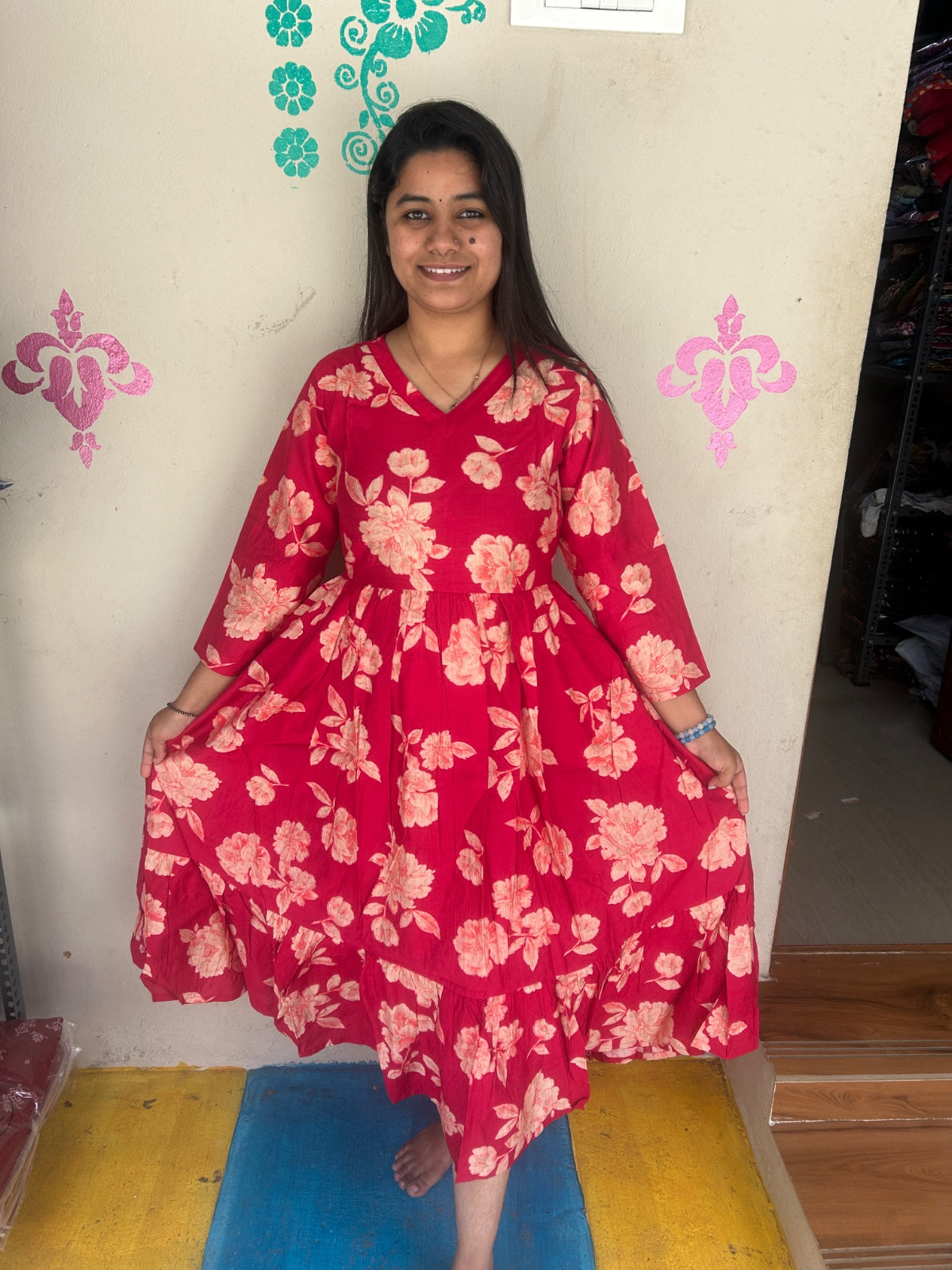 Crepe Silk Frock - CSF06