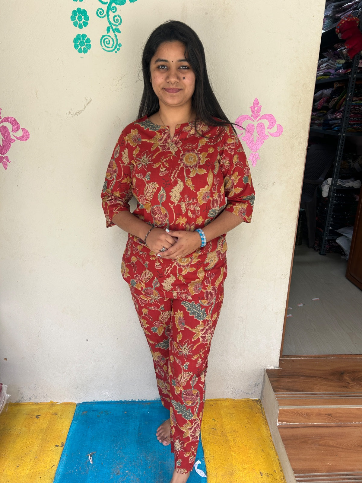 Cotton Co-ord Sets ( night suits ) NSC198