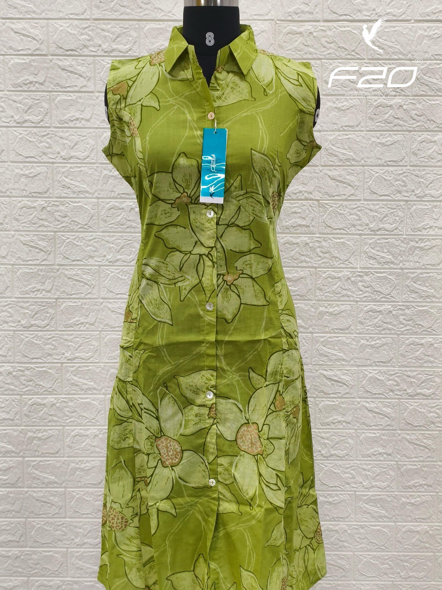 Cotton collar neck Frock CCF45