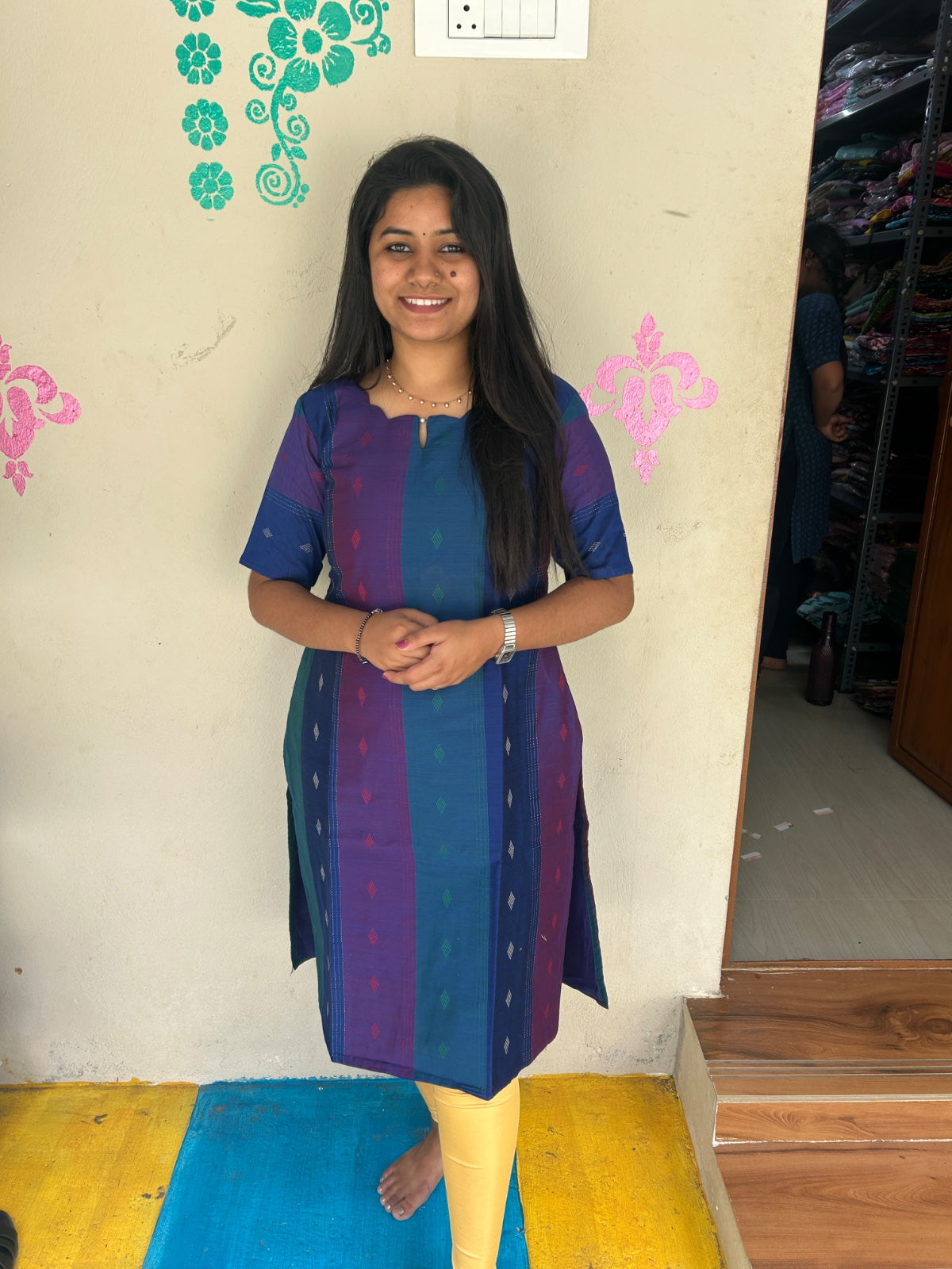 PREMIUM silk kurthi with lining - ST05