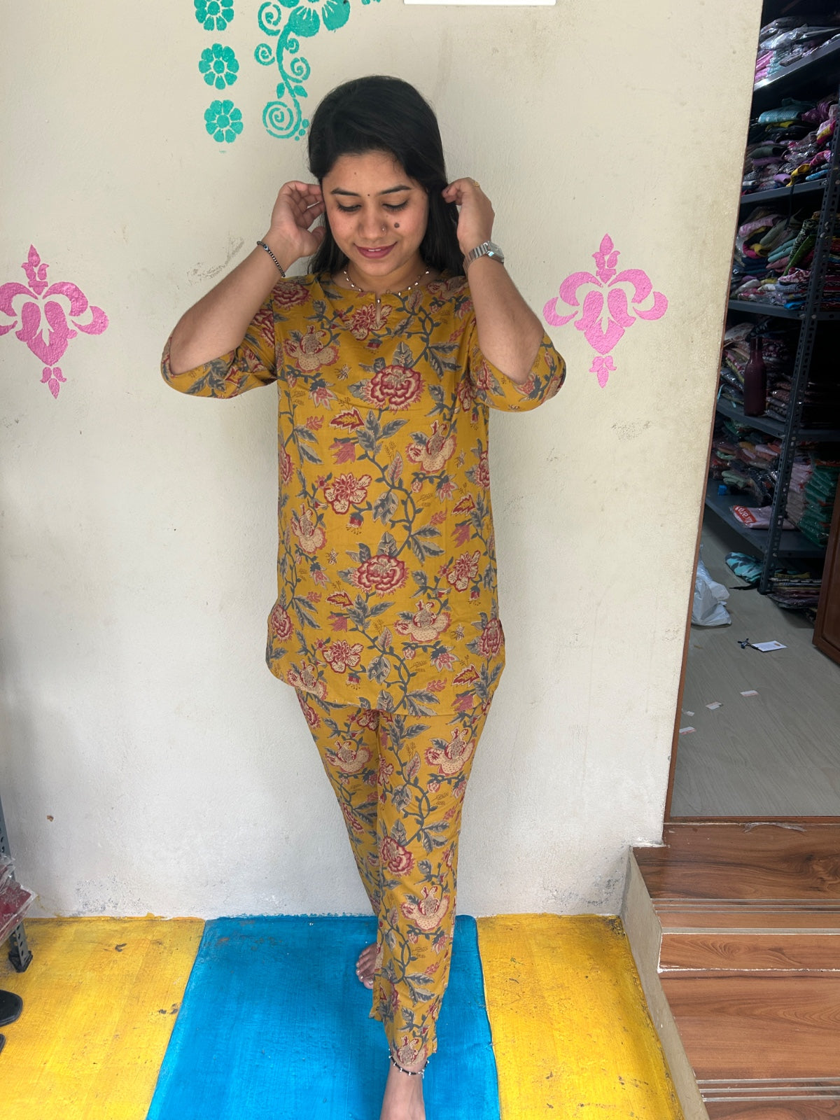 Cotton Co-ord Sets ( night suits ) NSC227