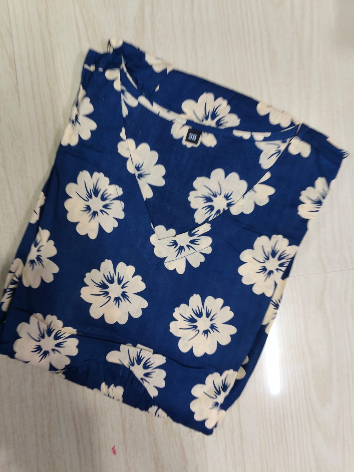 Cotton Floral Frock - CFF82