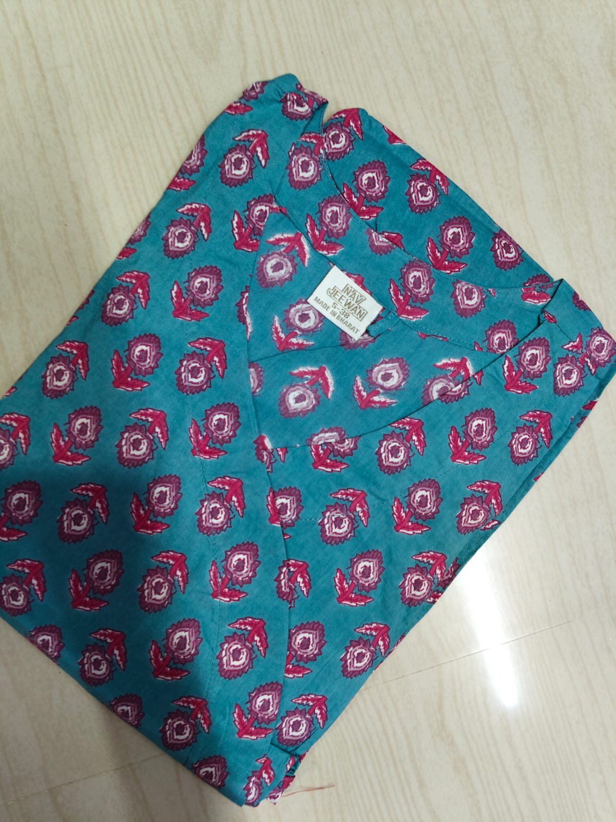 Cotton Floral Frock - CFF102
