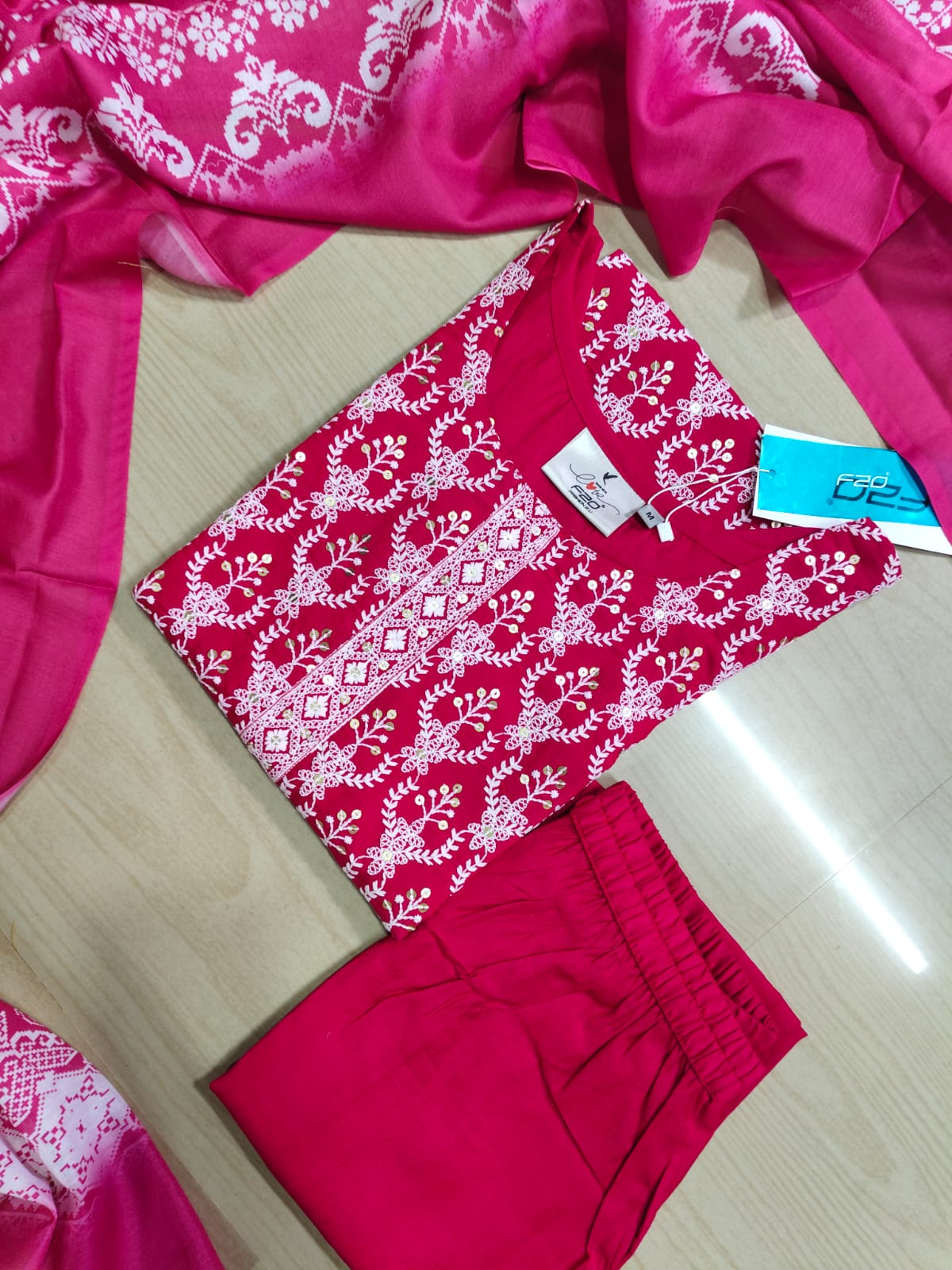 shiny dupatta set SSD18