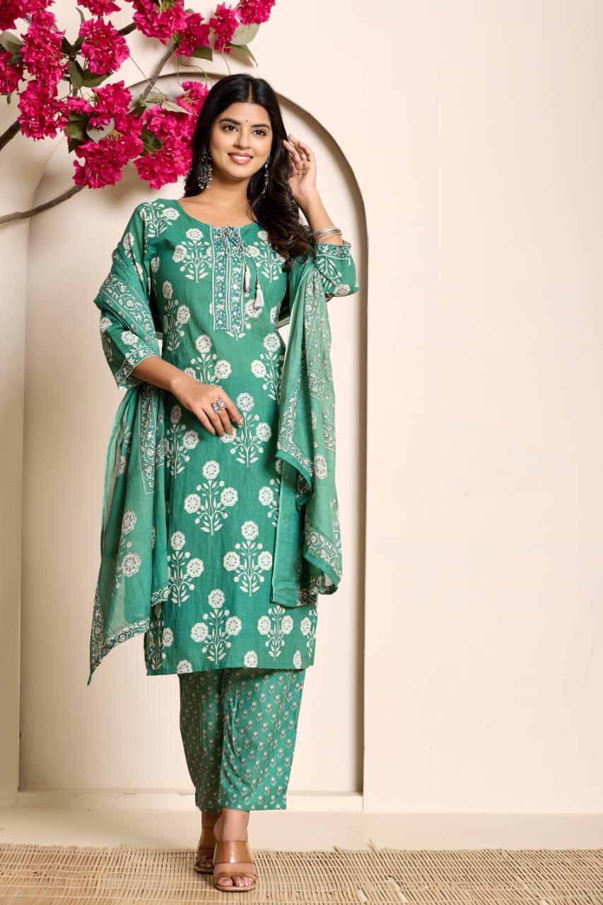 Budgeted Cotton 3 Piece Set - BC102