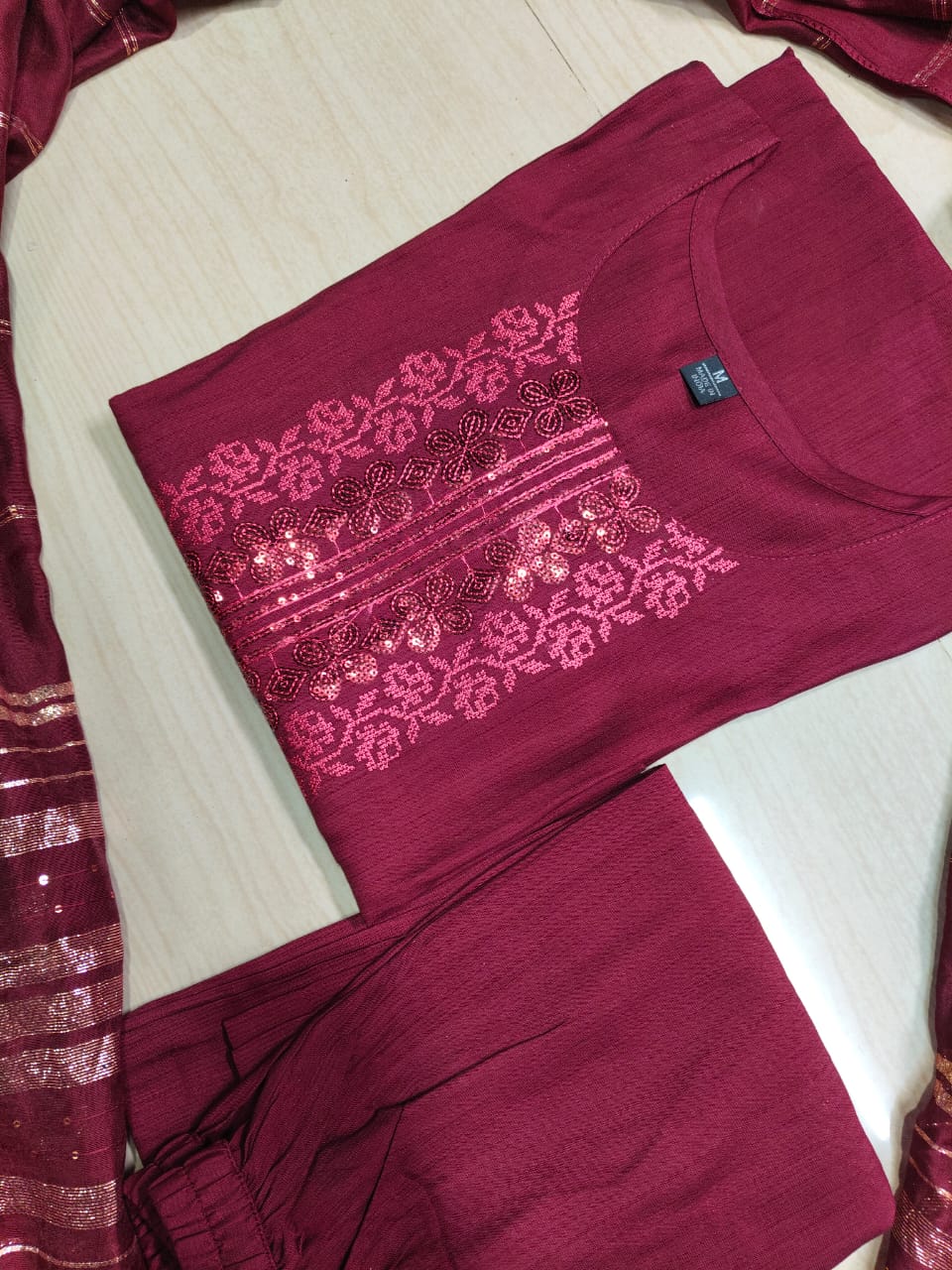 Premium Shiny Vetican Silk Kurti - SVK27