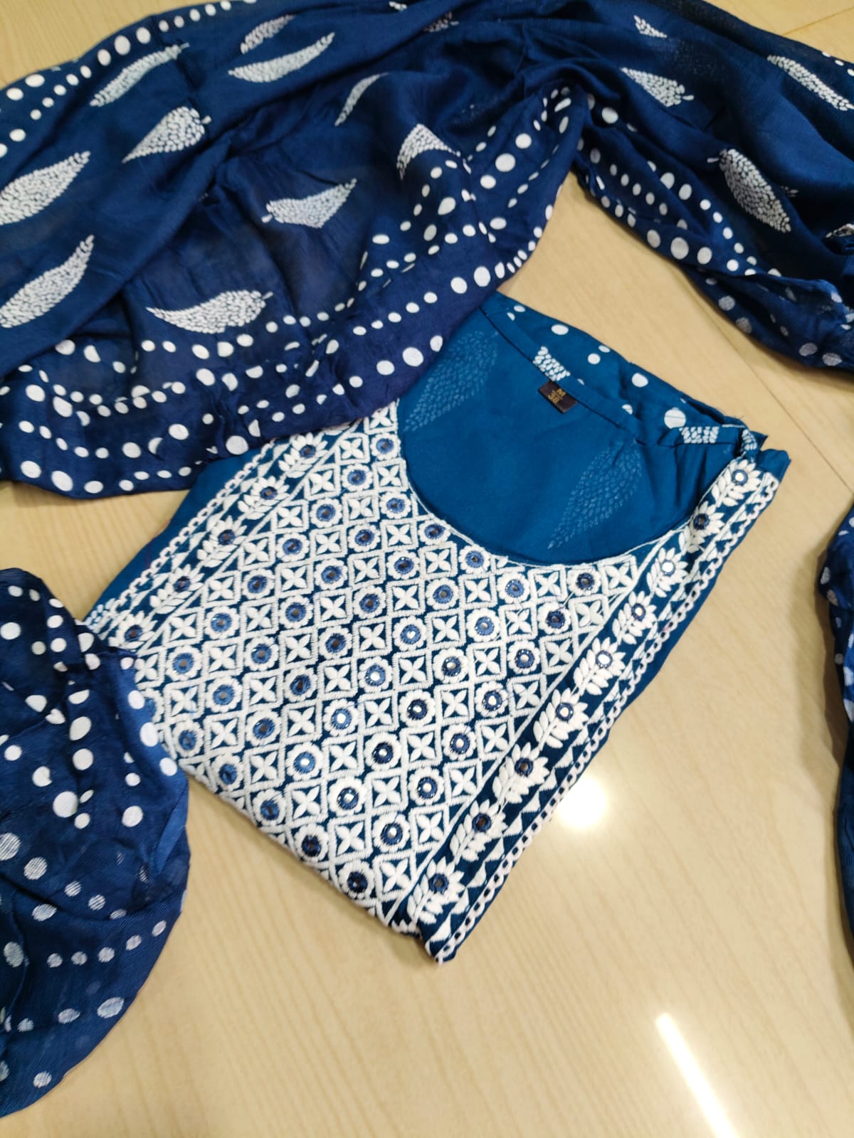 Cotton Floral Anarkali - AS15