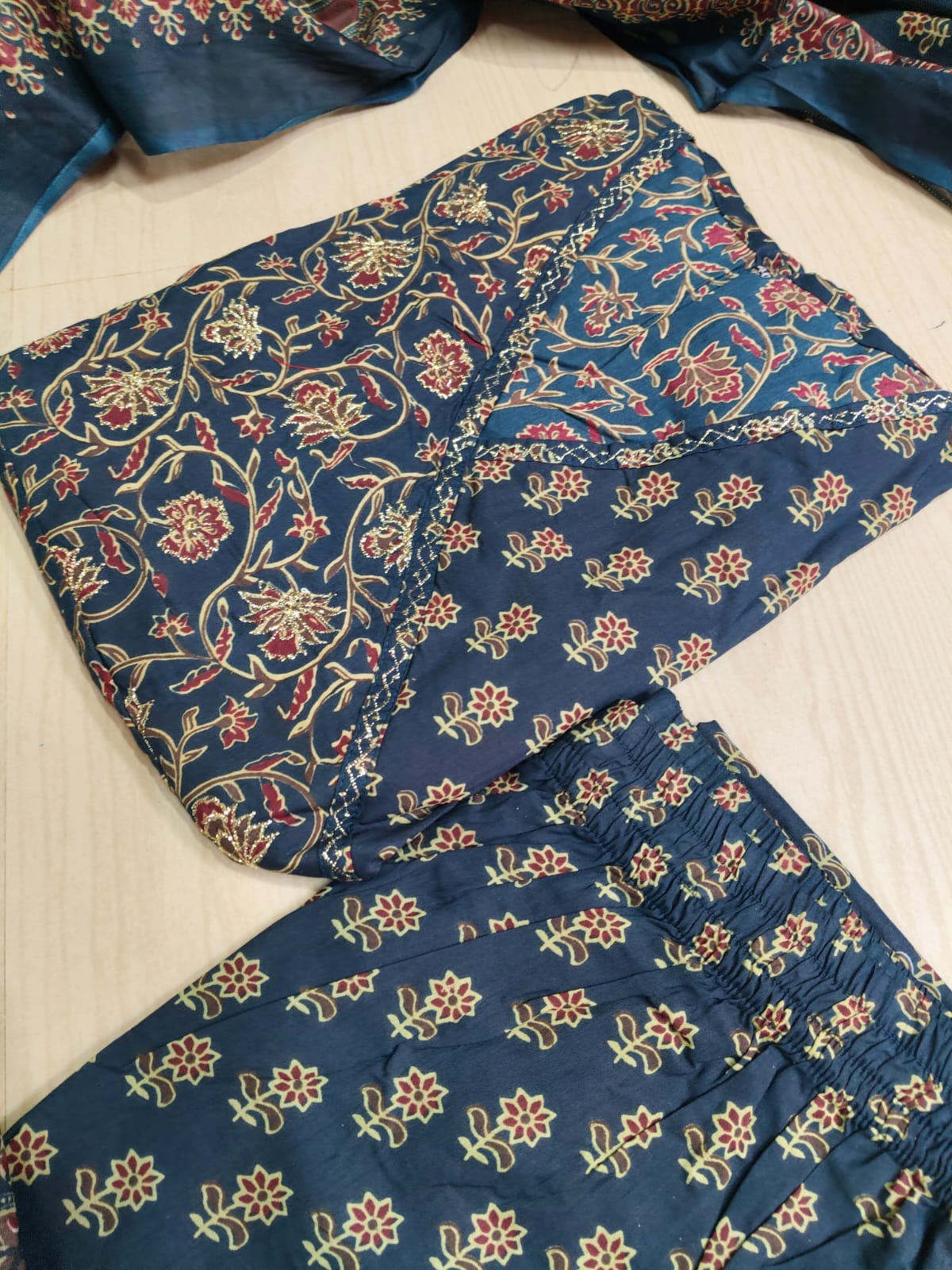 Cotton Floral Anarkali - CA50