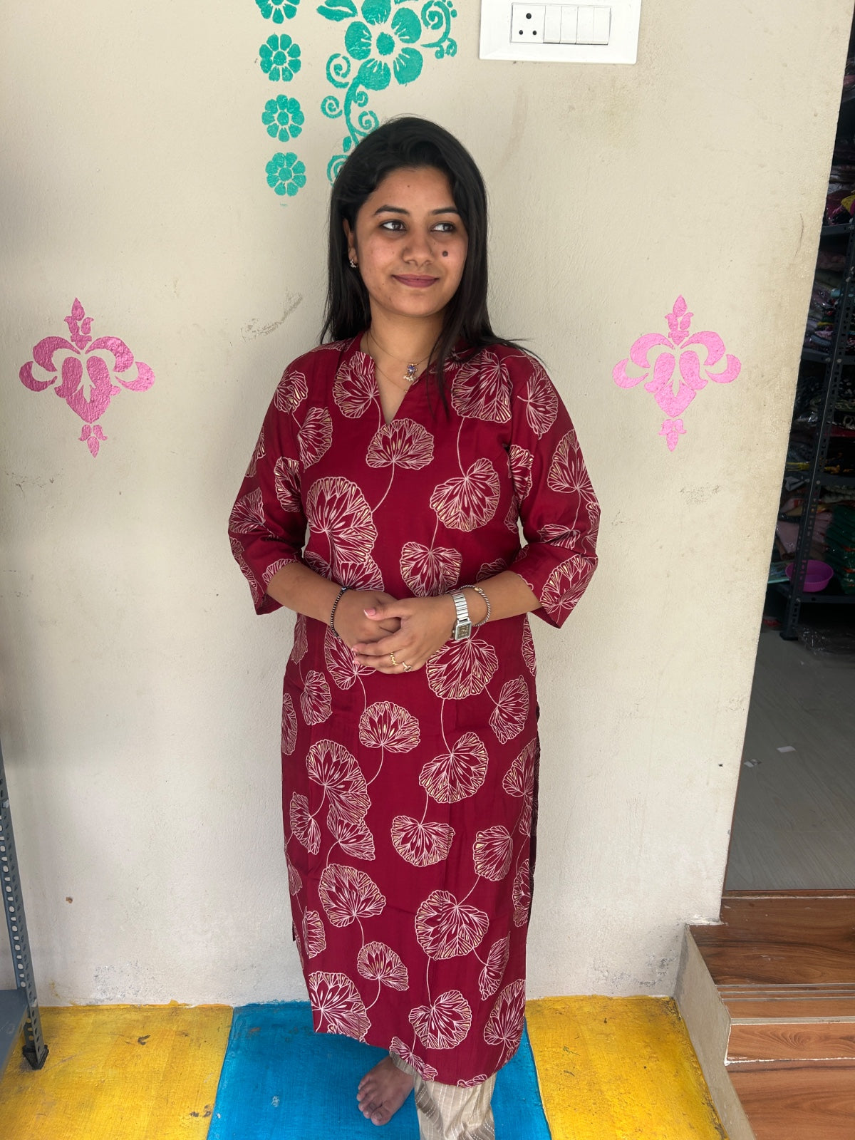 Cotton Kurti With Lining - CKL03