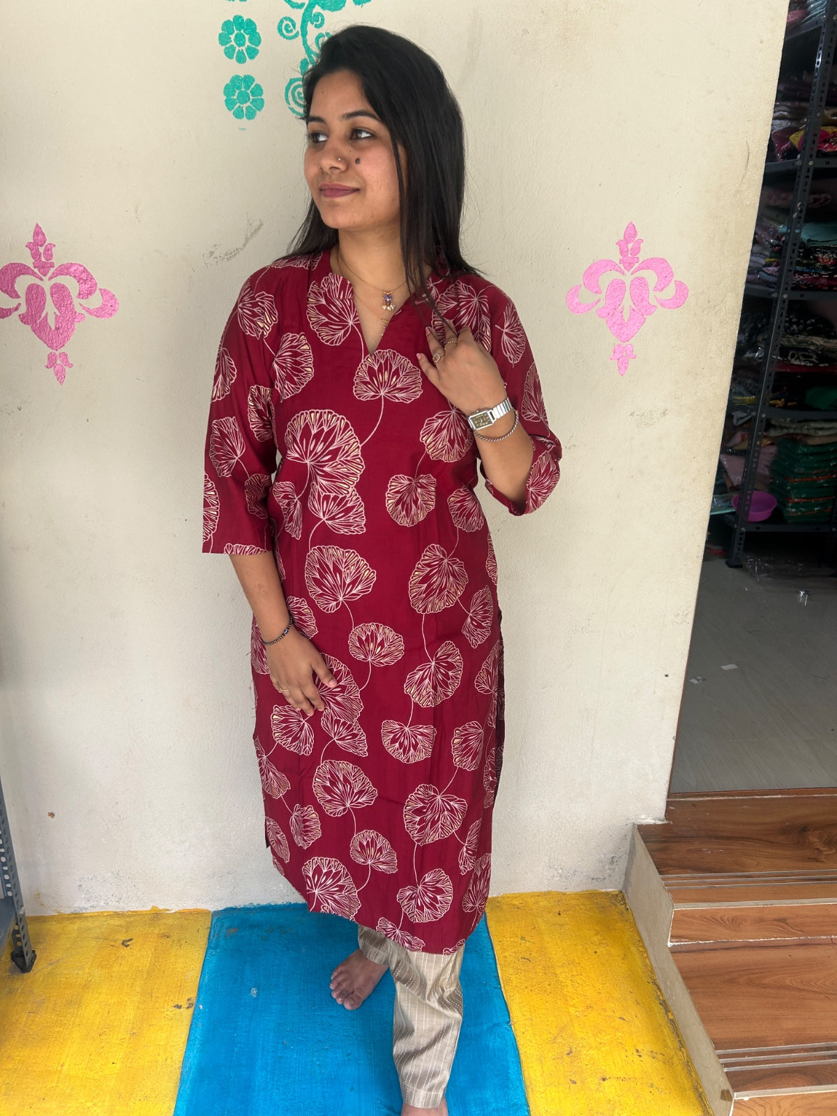 Cotton Kurti With Lining - CKL03