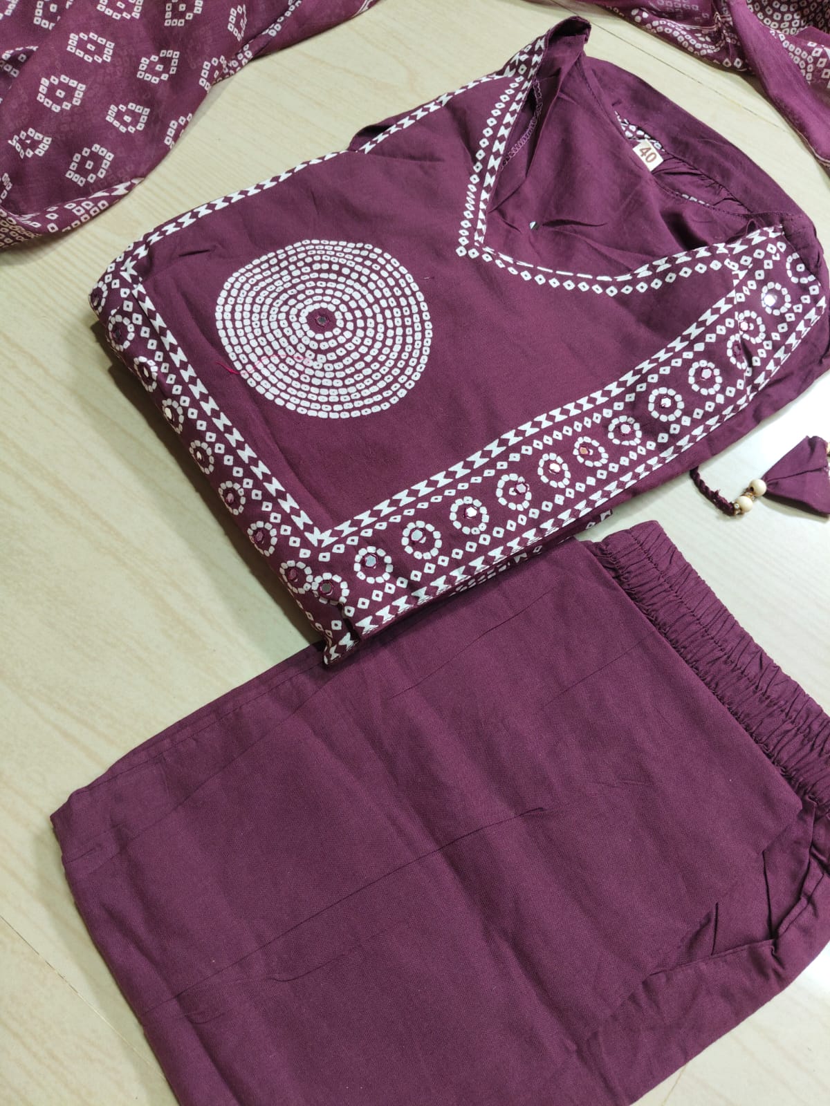 Cotton Floral Anarkali - CA61