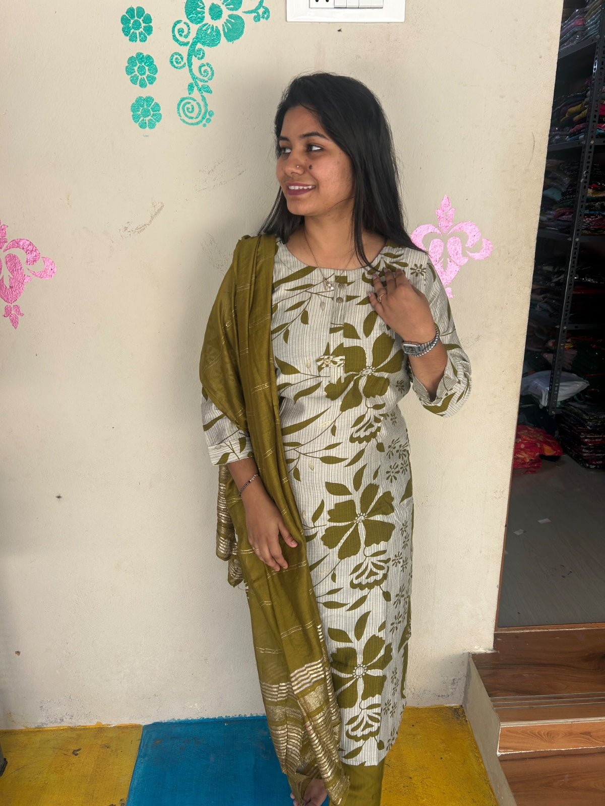 Premium Shiny Vetican Silk Kurti - SVK35