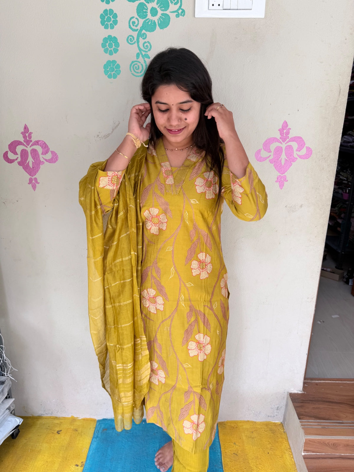 Premium Shiny Vetican Silk Kurti - SVK47