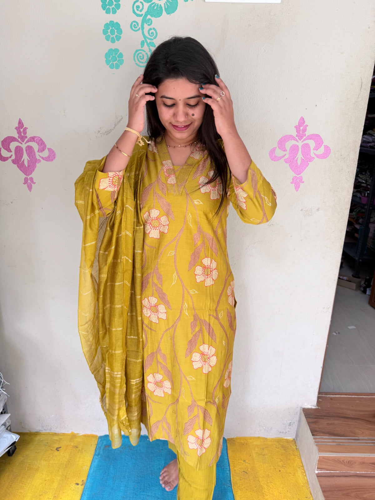 Premium Shiny Vetican Silk Kurti - SVK47