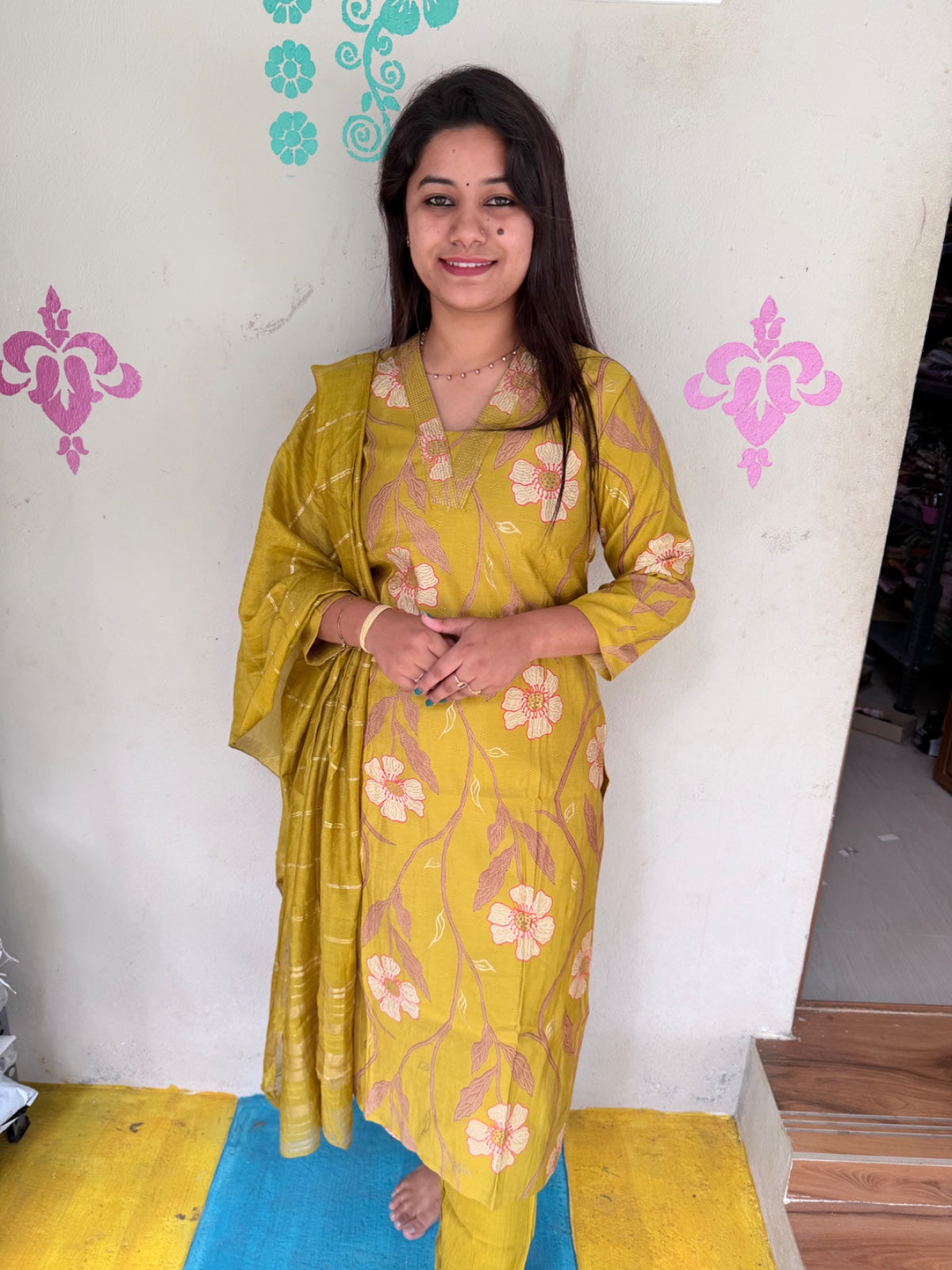 Premium Shiny Vetican Silk Kurti - SVK47