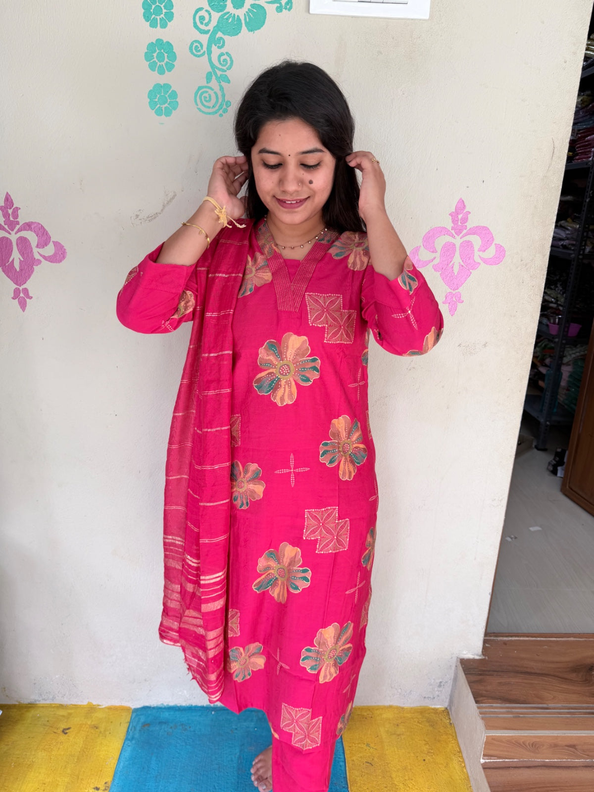 Premium Shiny Vetican Silk Kurti - SVK46