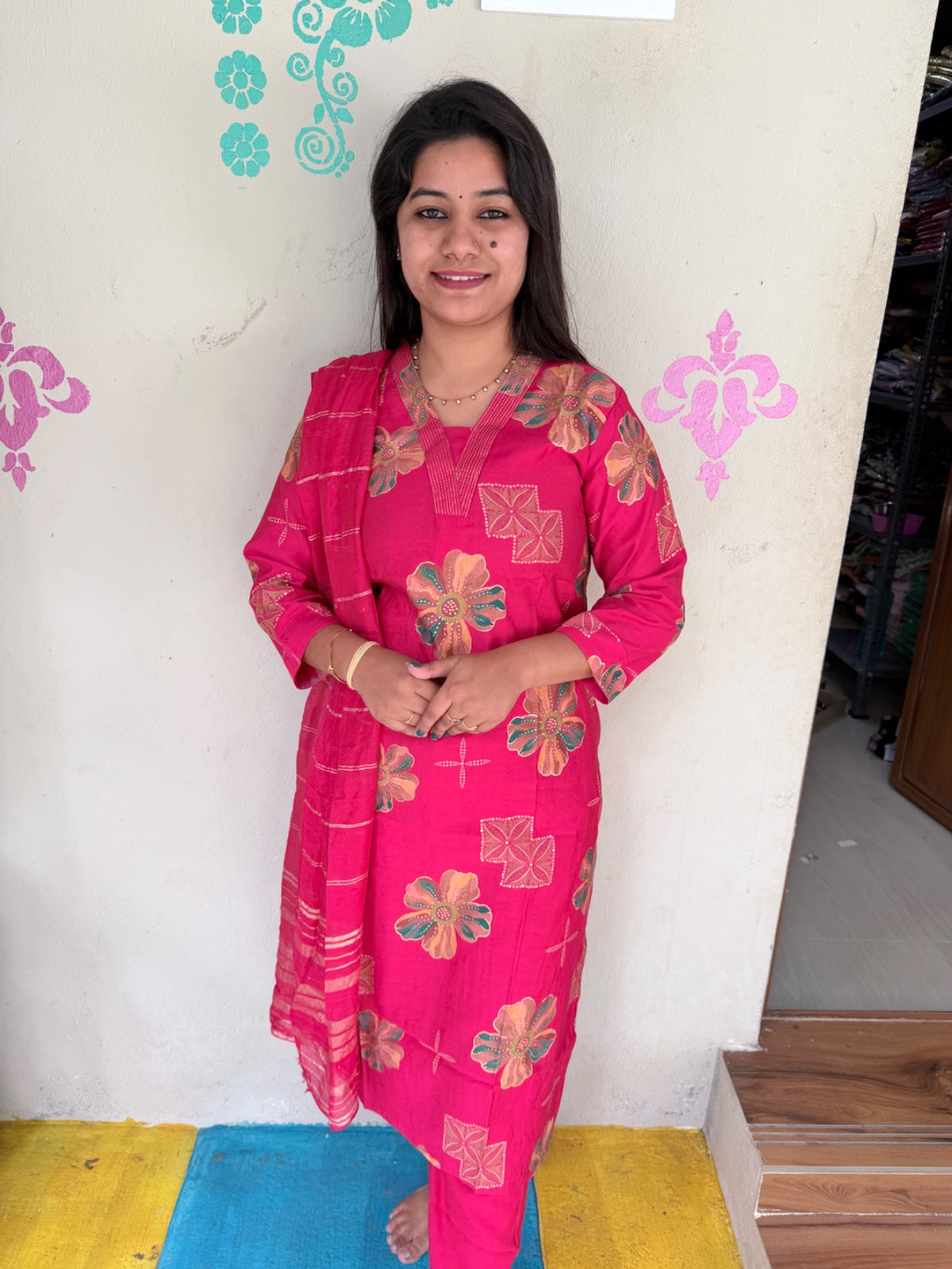 Premium Shiny Vetican Silk Kurti - SVK46