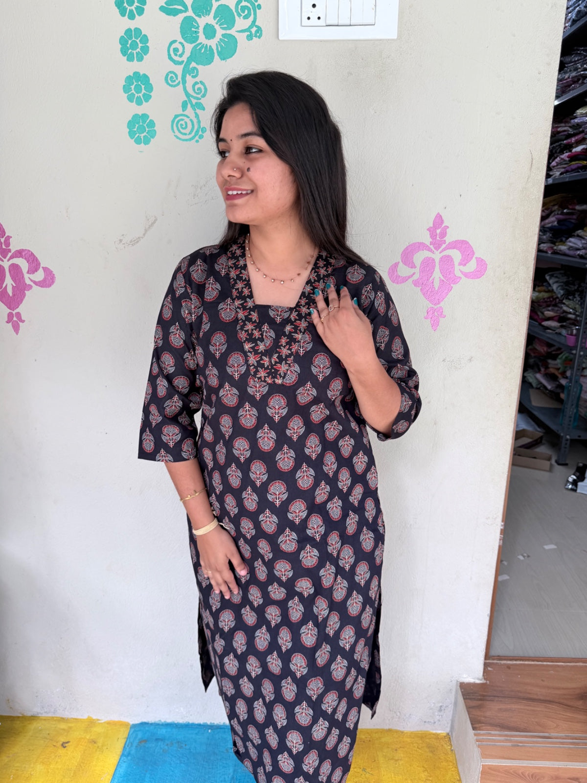 Cotton Kurti With Phant CKP38